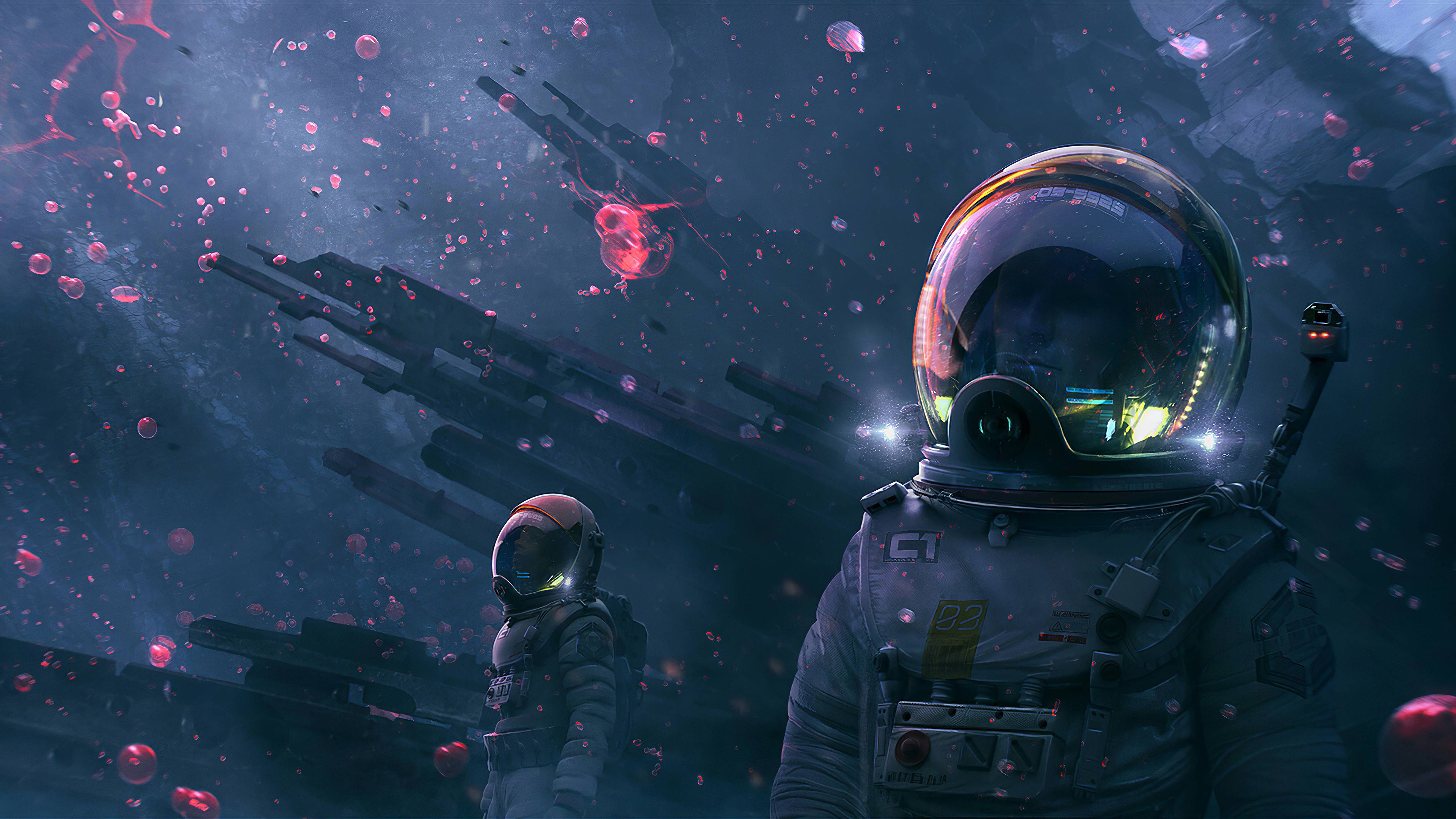 Space Man Artistic Galaxy Wallpapers