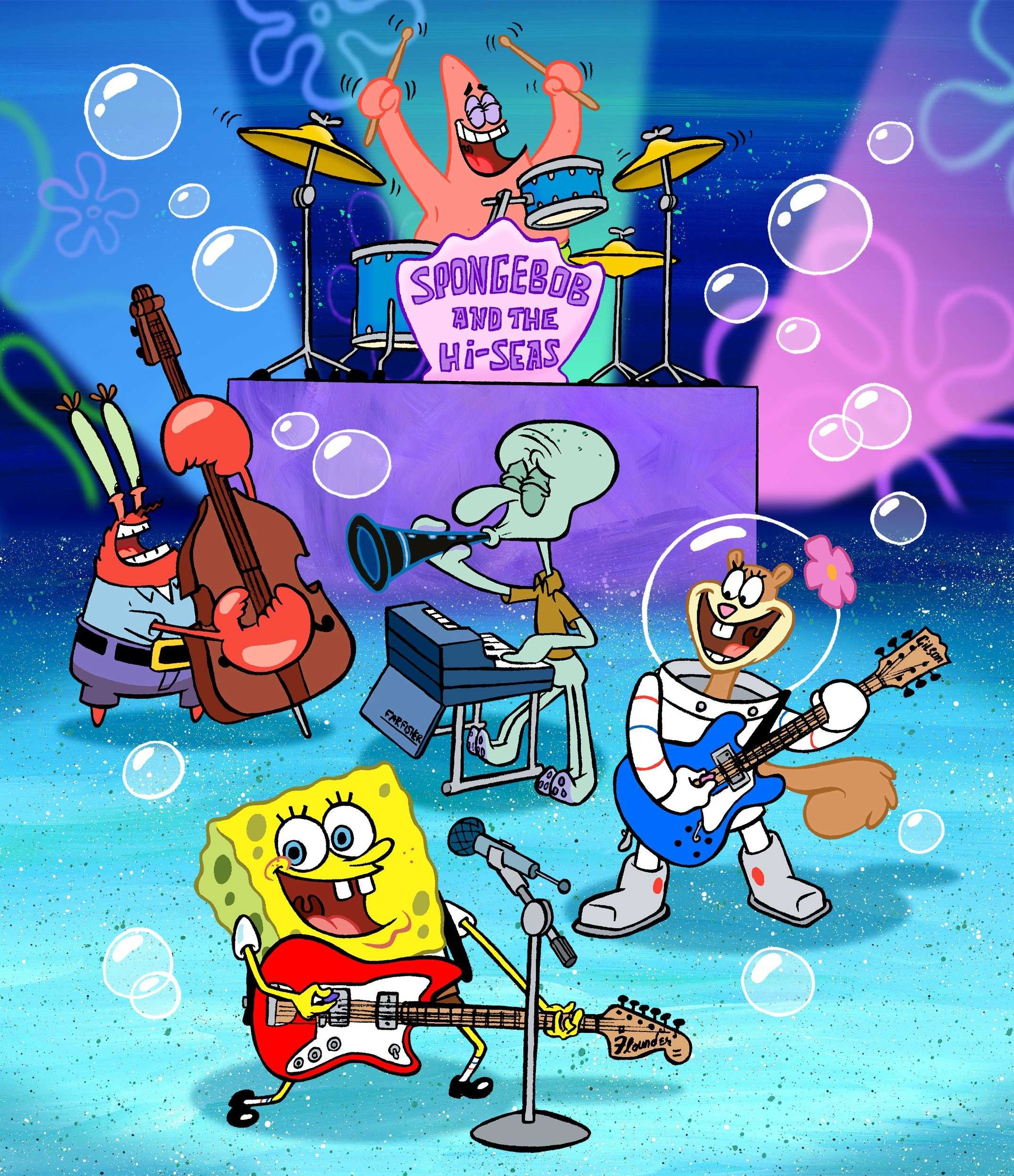 Spongebob Squarepants Cartoons Art Wallpapers