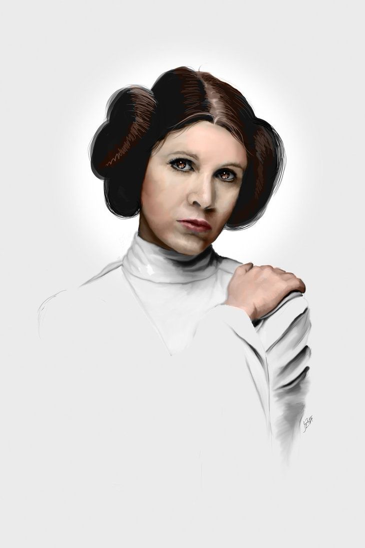 Star Wars Artwork Carrie Fisher Wallpapers