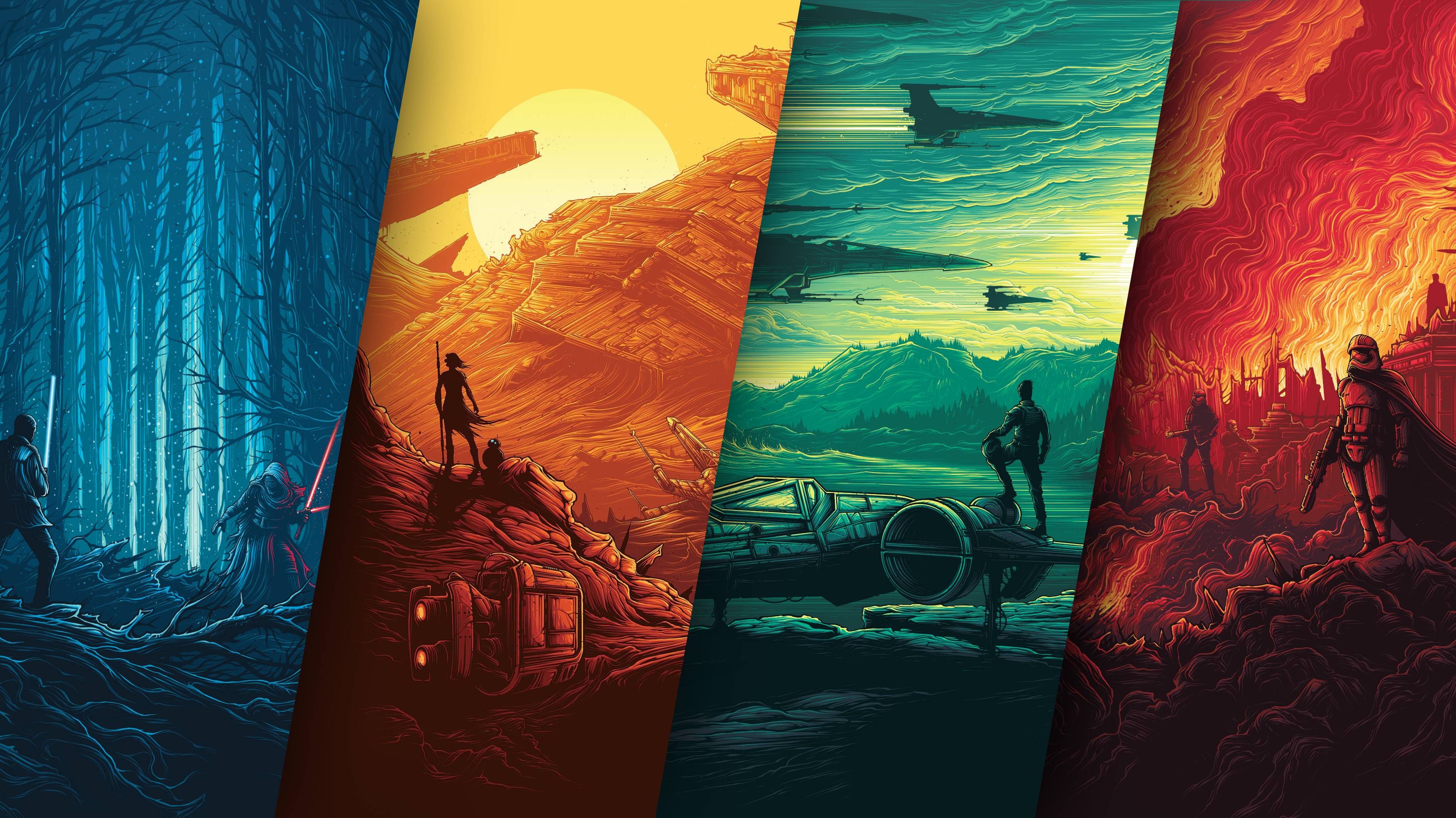 Star Wars Movies Artwork Wallpapers