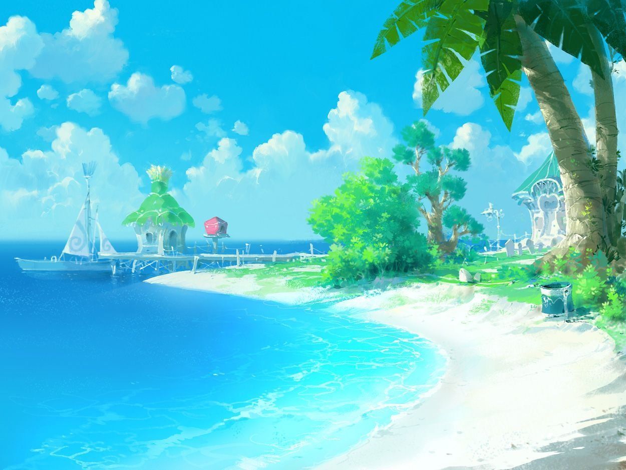 Summer Beach Art Wallpapers