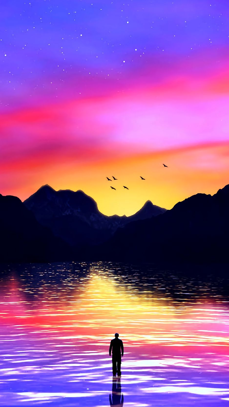 Sunset Colorful Artwork Wallpapers