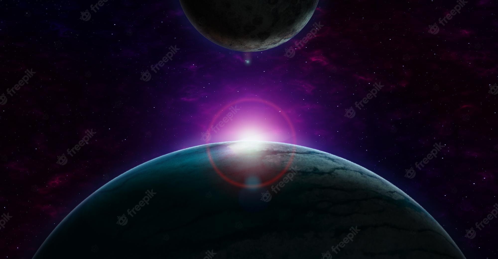 Sunset Planets Wallpapers