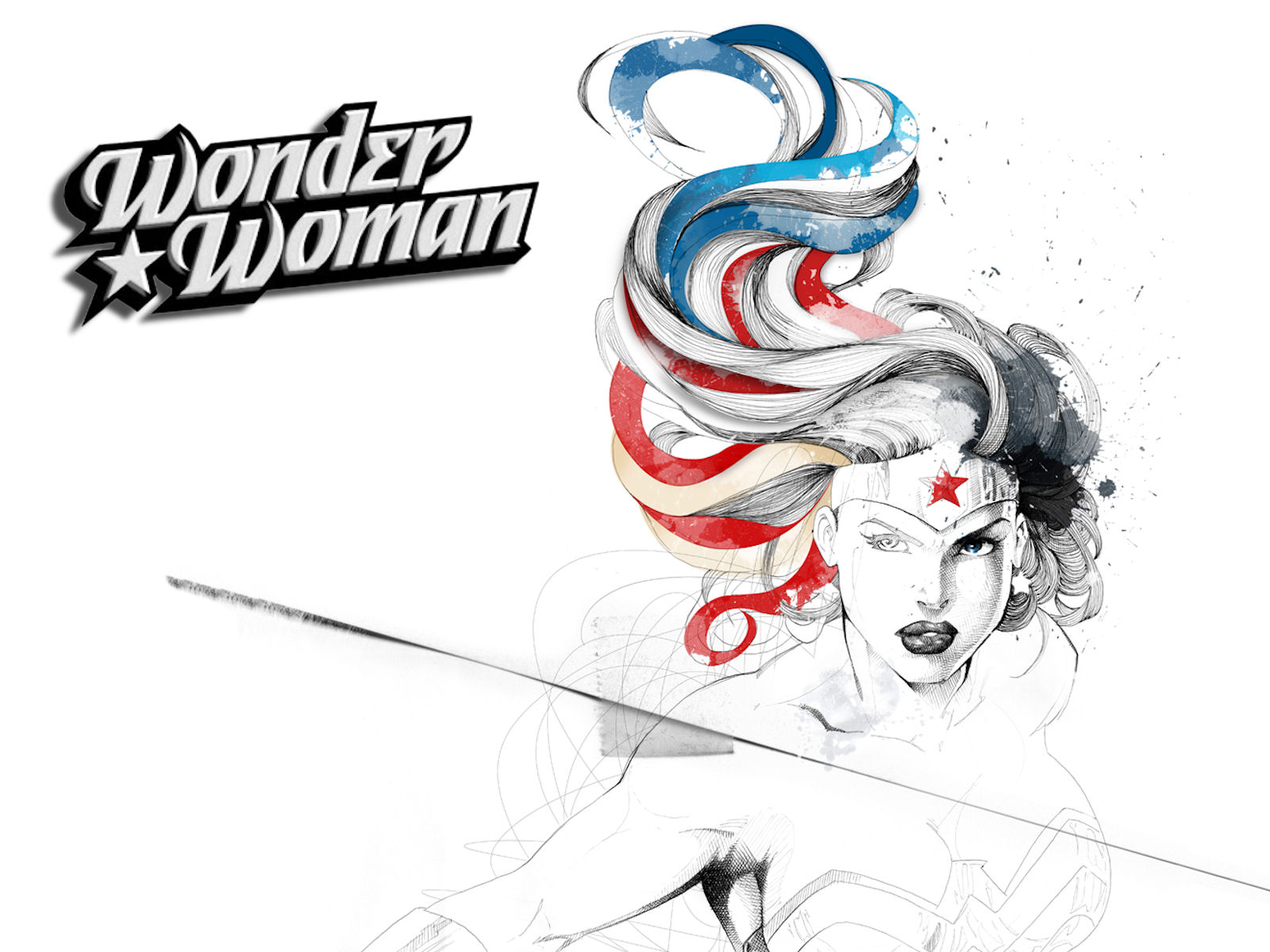 Superman Wonder Woman Batman Art Sketch Wallpapers