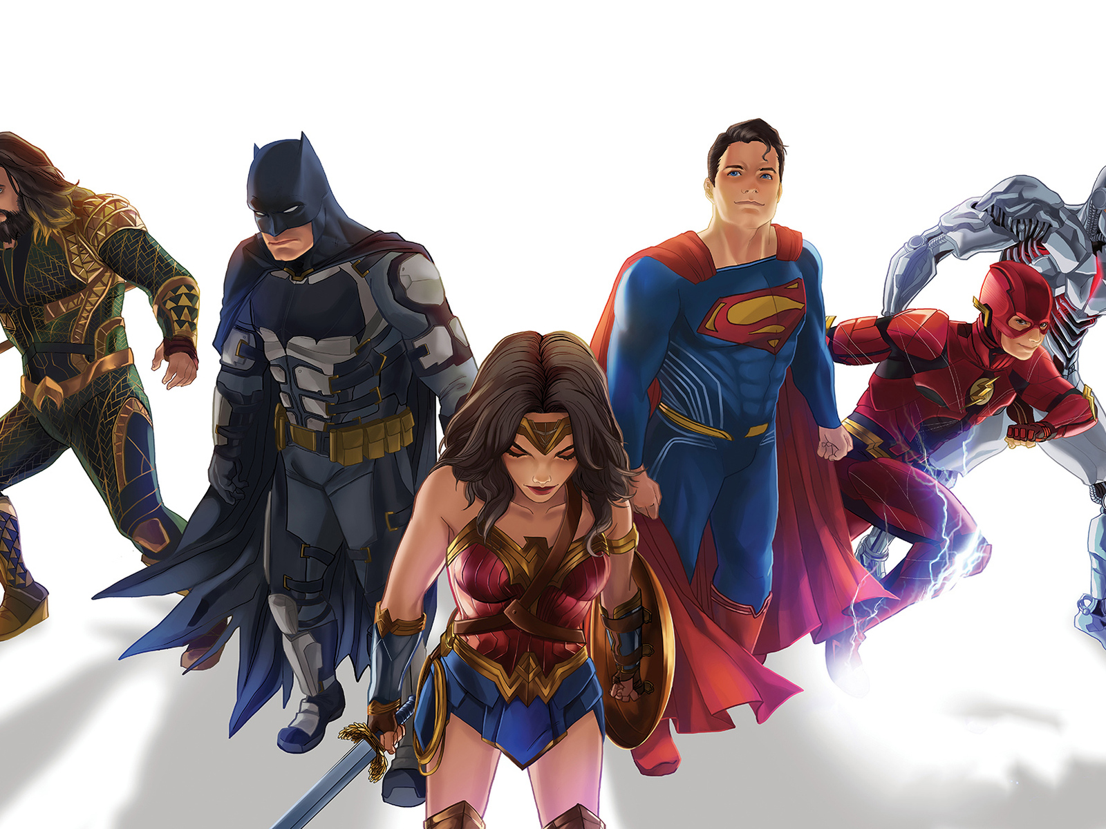 Superman Wonder Woman Batman Art Sketch Wallpapers