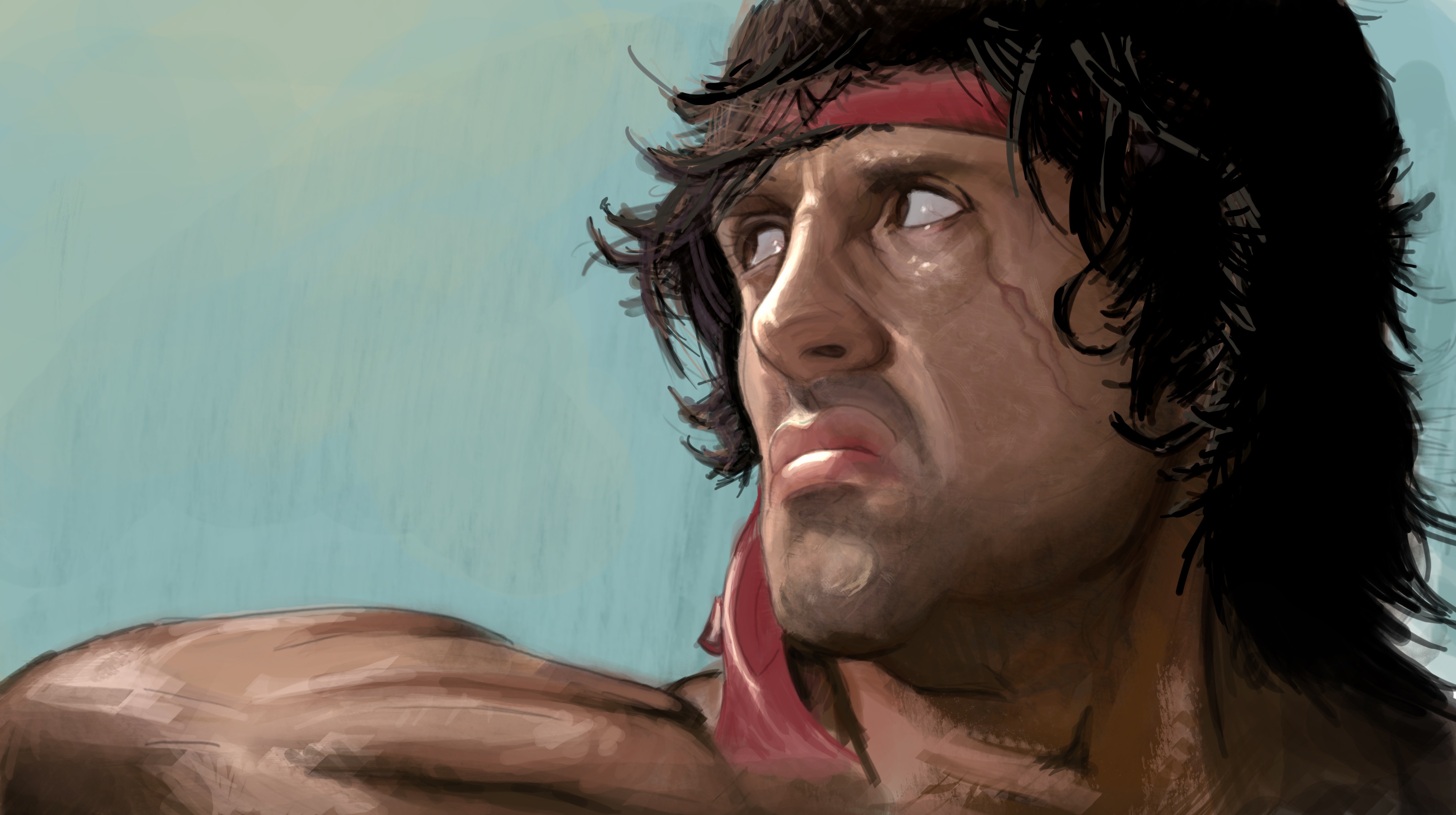 Sylvester Stallone Artwork Wallpapers