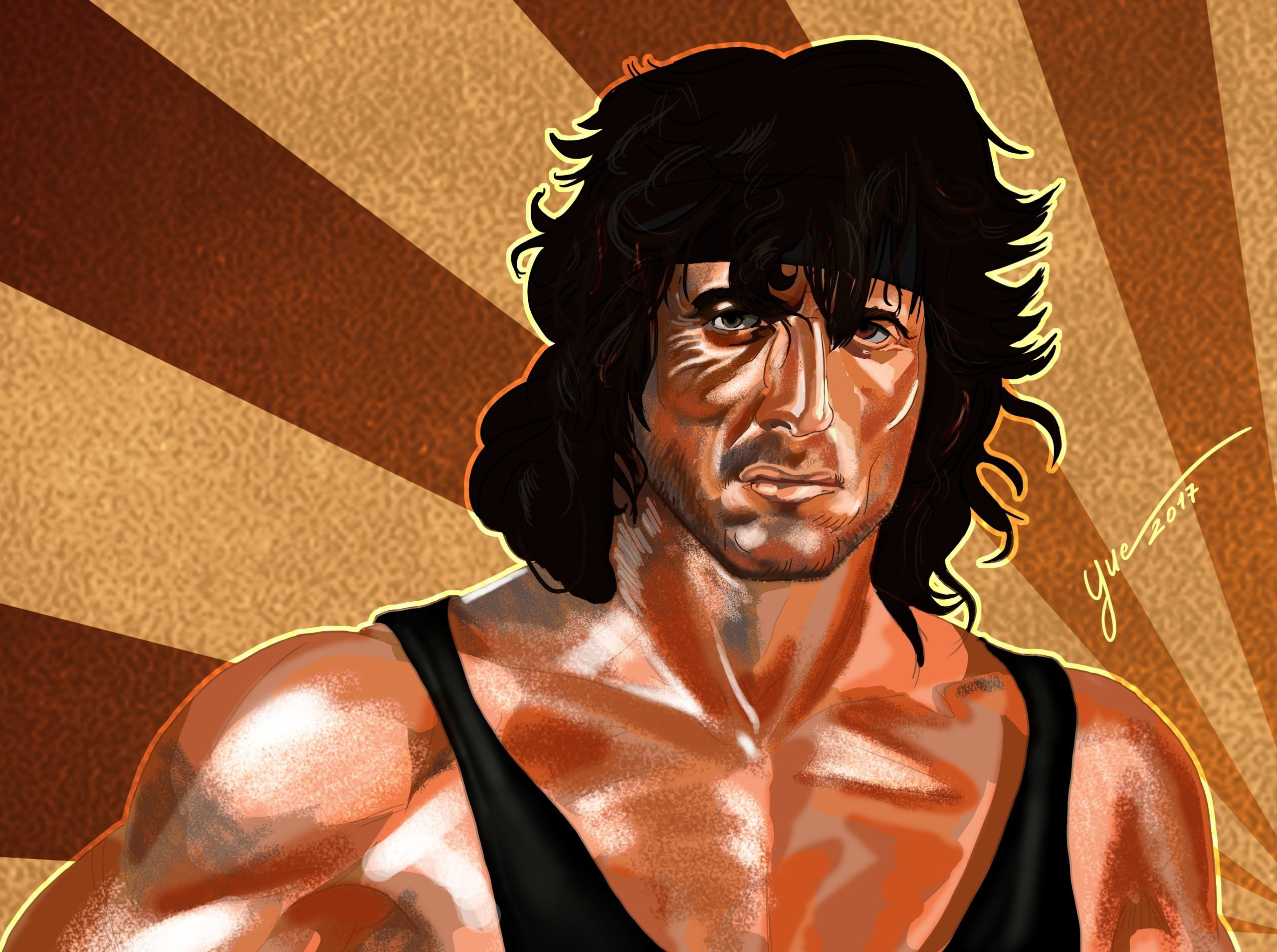 Sylvester Stallone Artwork Wallpapers