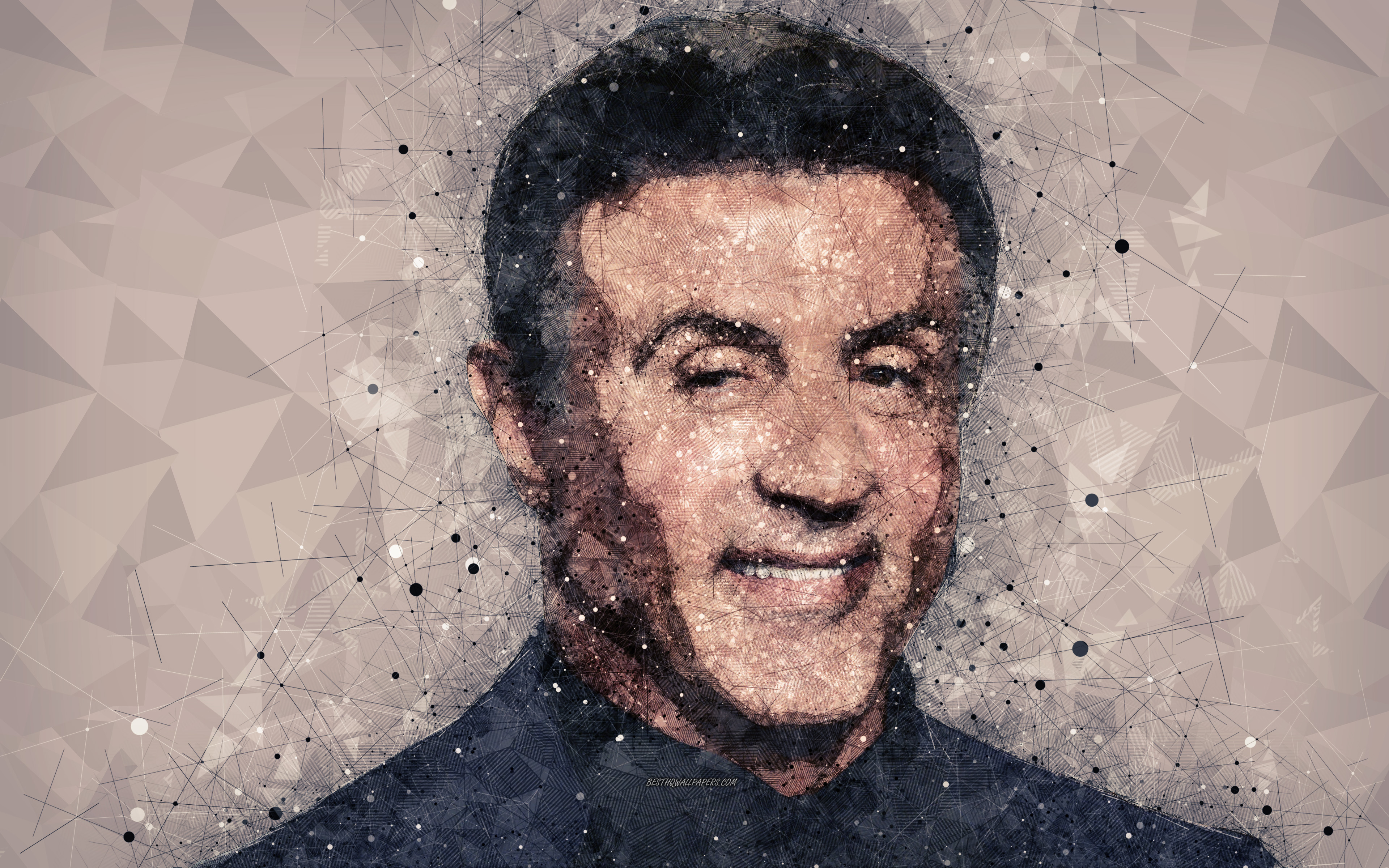 Sylvester Stallone Artwork Wallpapers