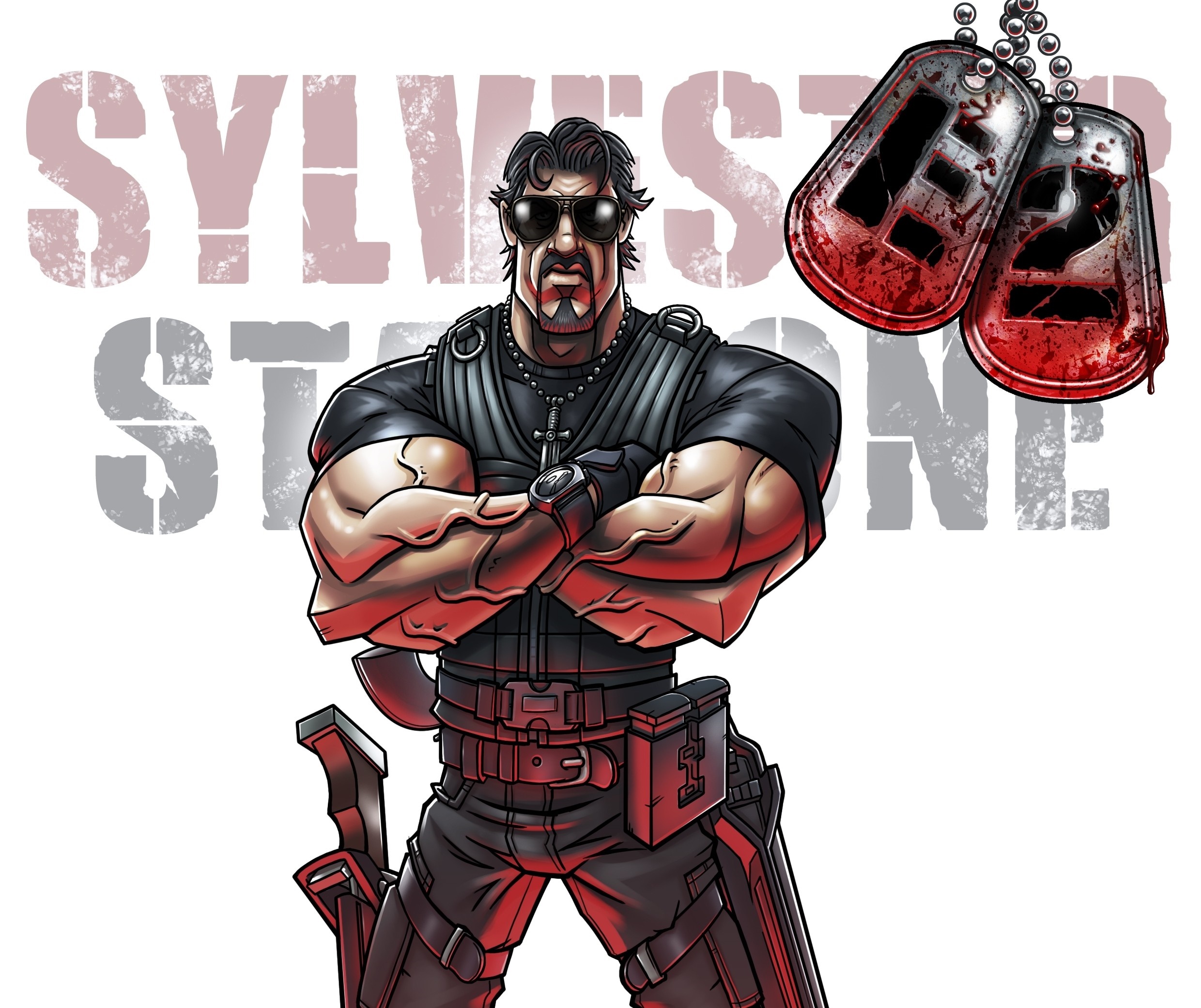 Sylvester Stallone Artwork Wallpapers