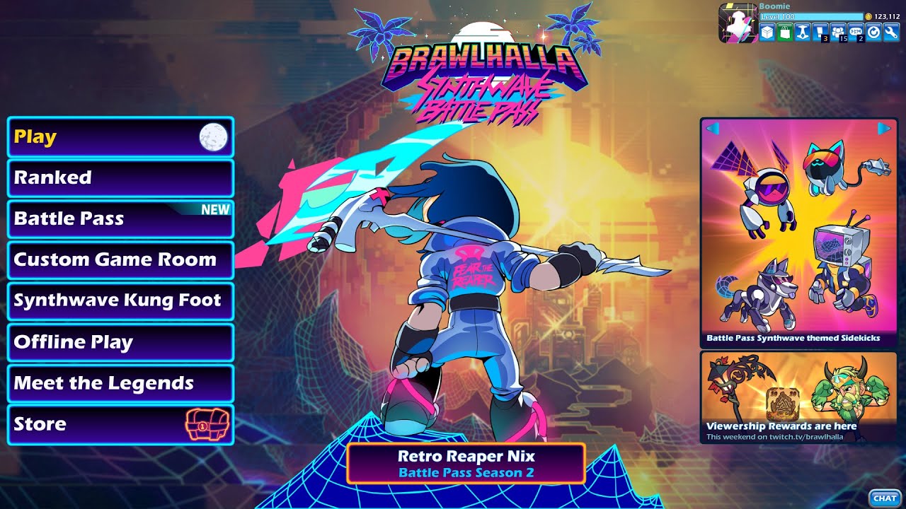 Synthwave Brawlhalla Wallpapers