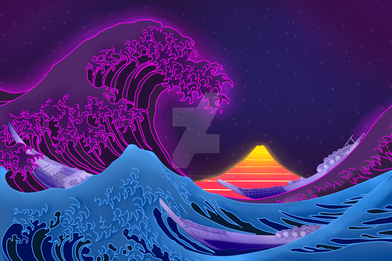 Synthwave Planet Retro Wave Wallpapers