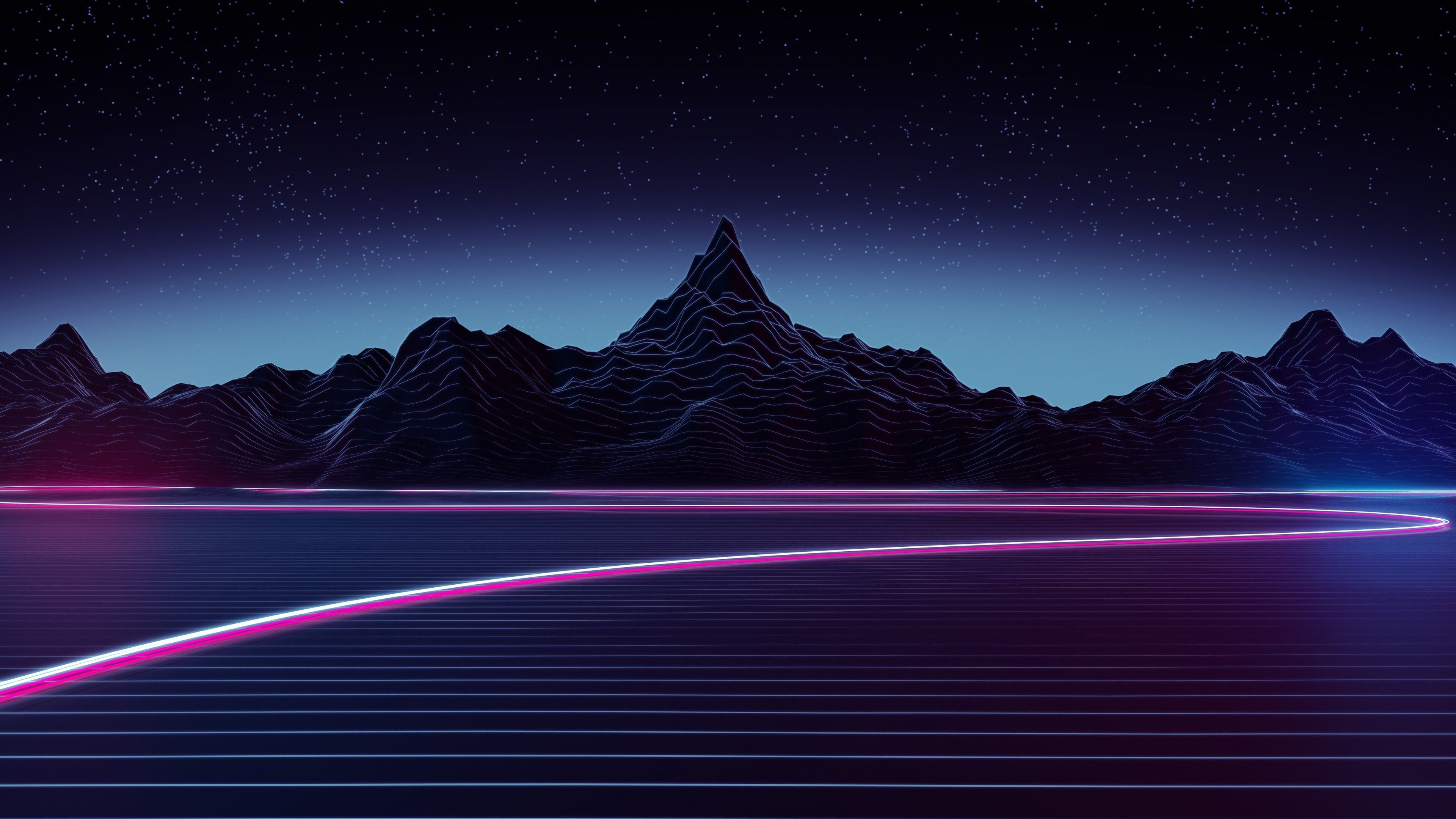 Synthwave Planet Retro Wave Wallpapers