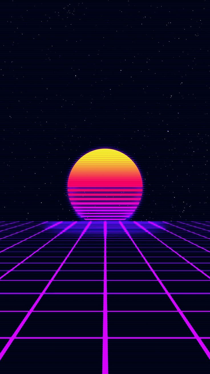 Synthwave Planet Retro Wave Wallpapers