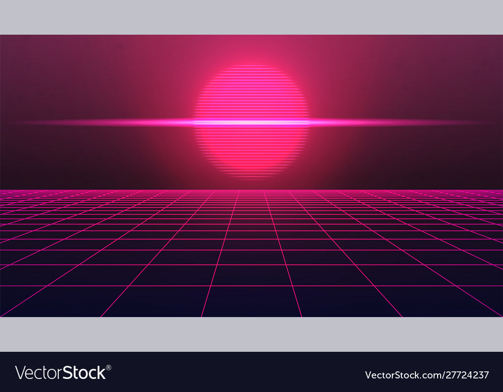 Synthwave Planet Retro Wave Wallpapers