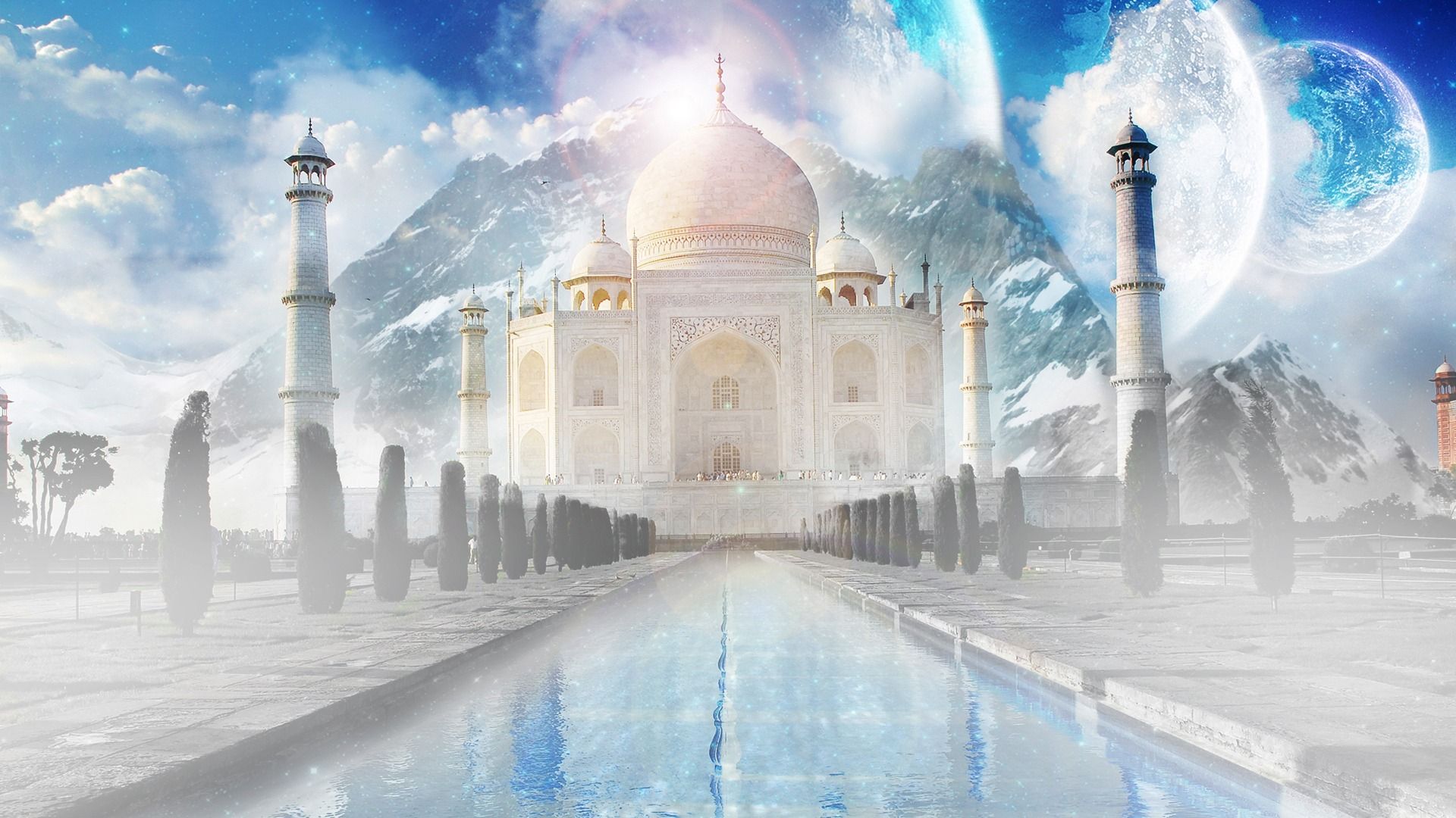 Taj Mahal Digital Art Wallpapers