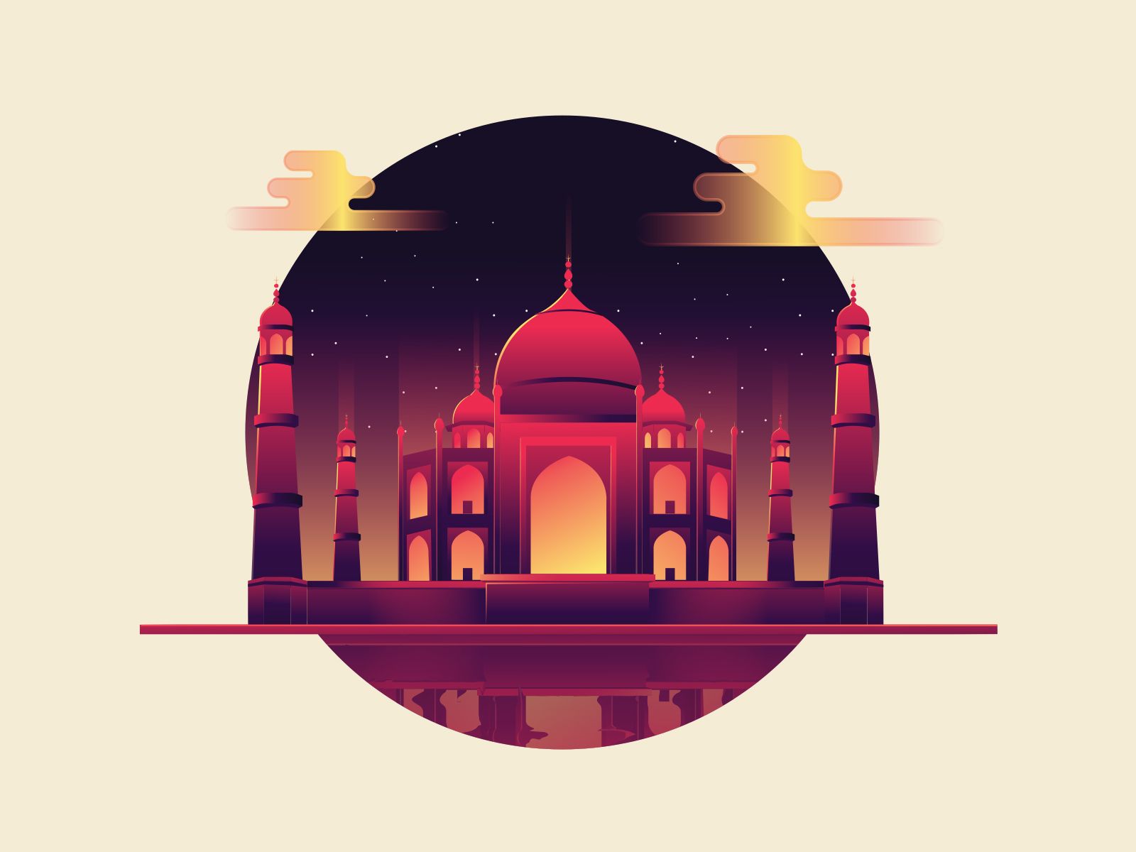 Taj Mahal Digital Art Wallpapers