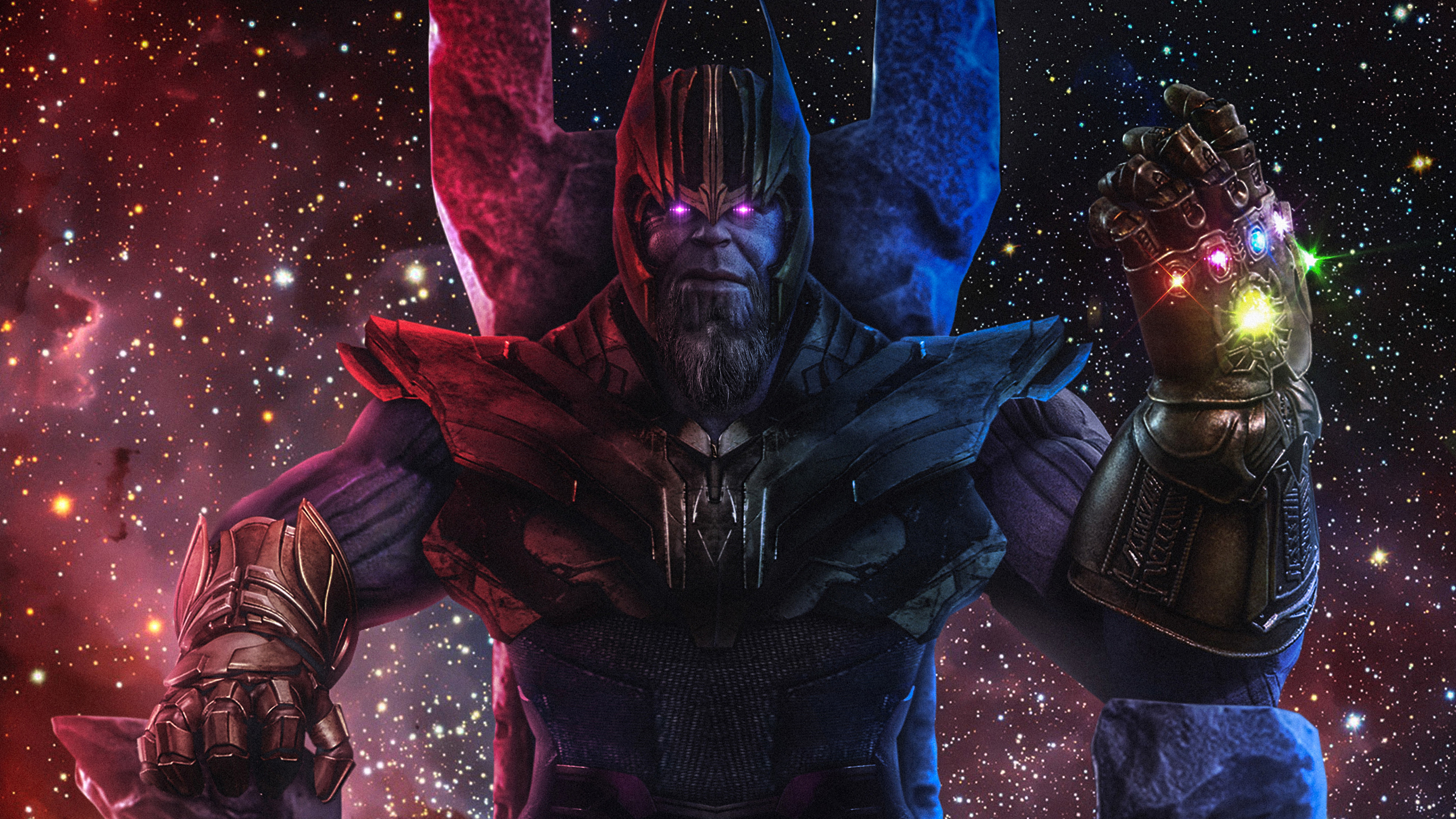 Thanos With Infinity Gauntlet Wallpapers