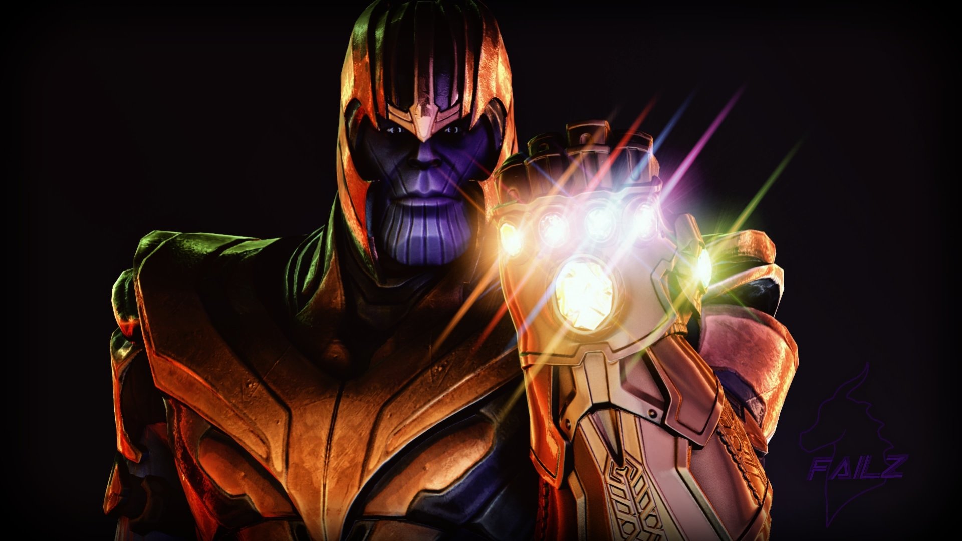 Thanos With Infinity Gauntlet Wallpapers