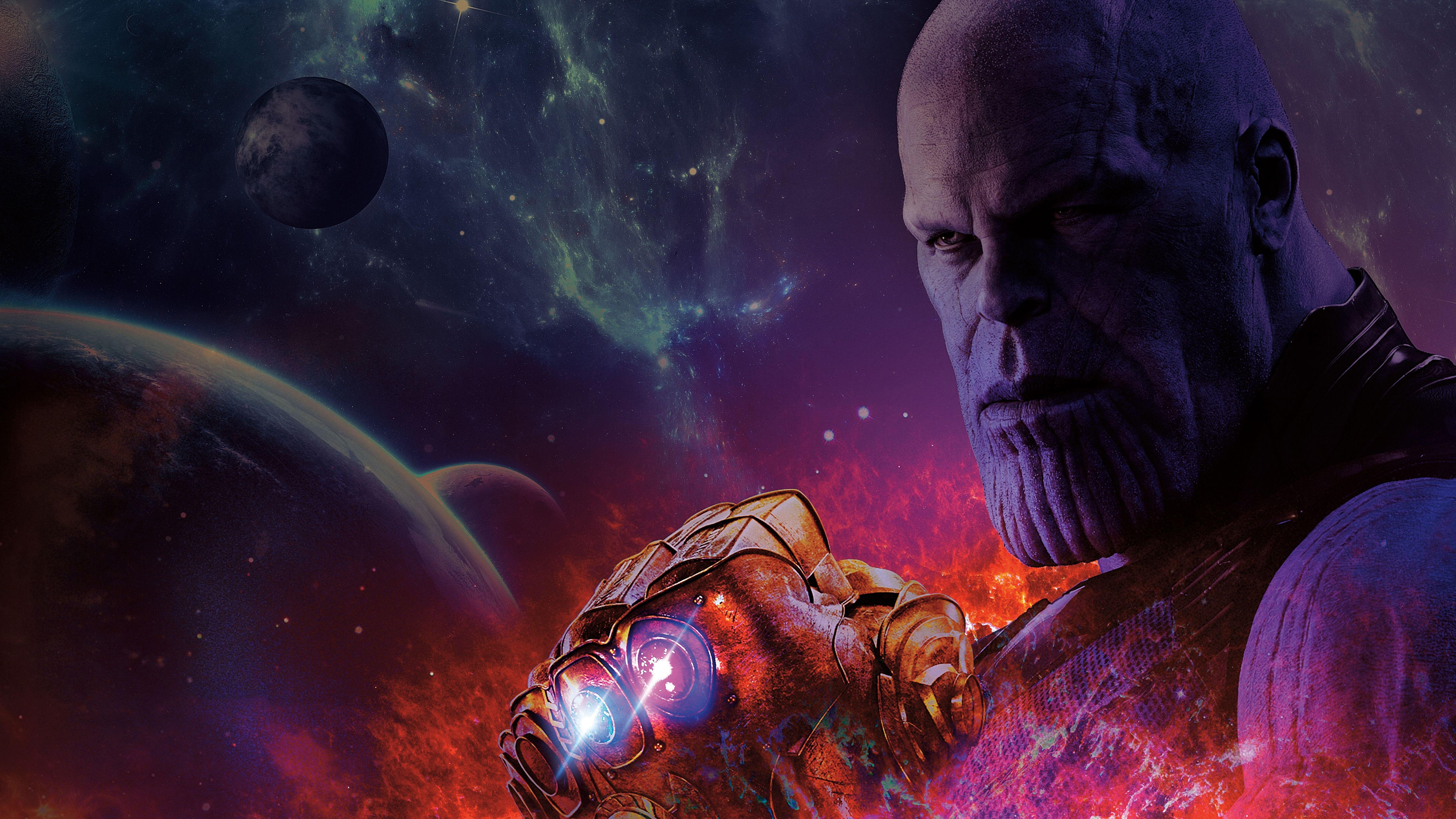 Thanos With Infinity Gauntlet Wallpapers