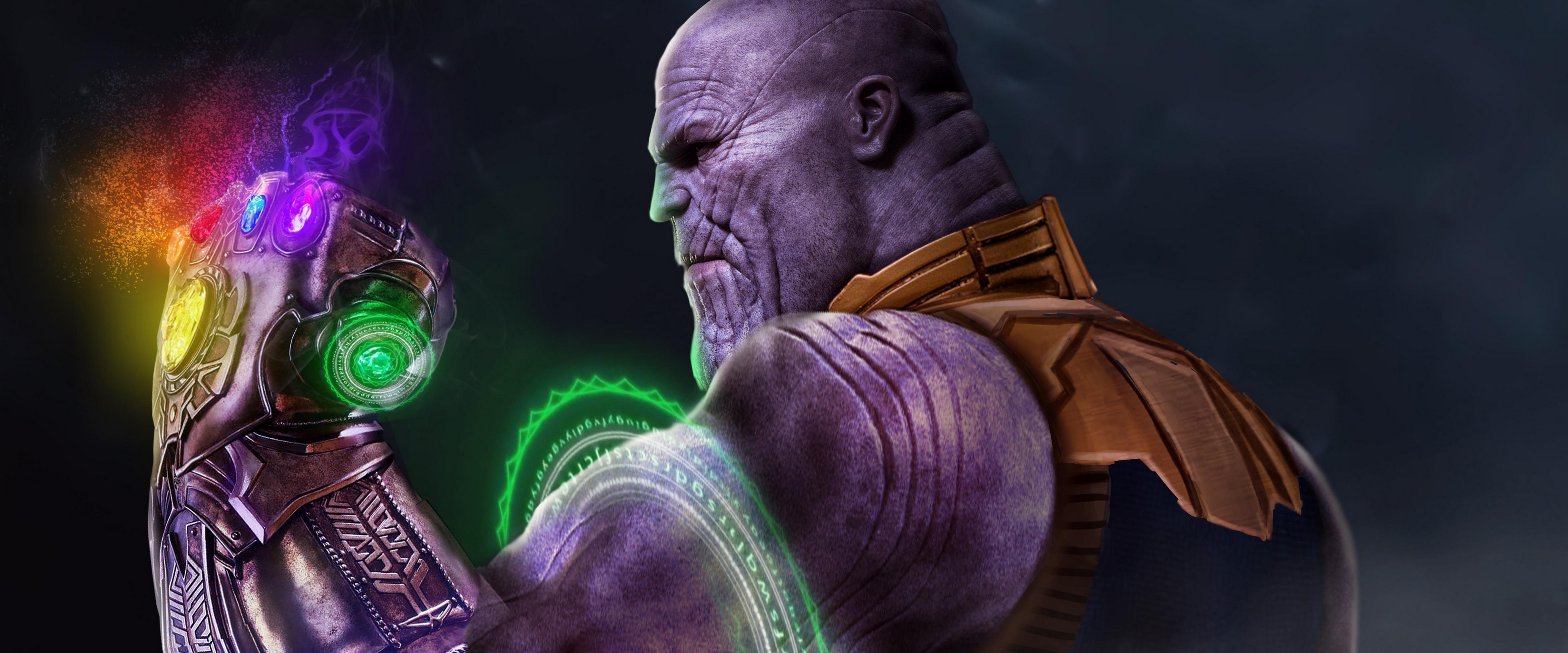 Thanos With Infinity Gauntlet Wallpapers