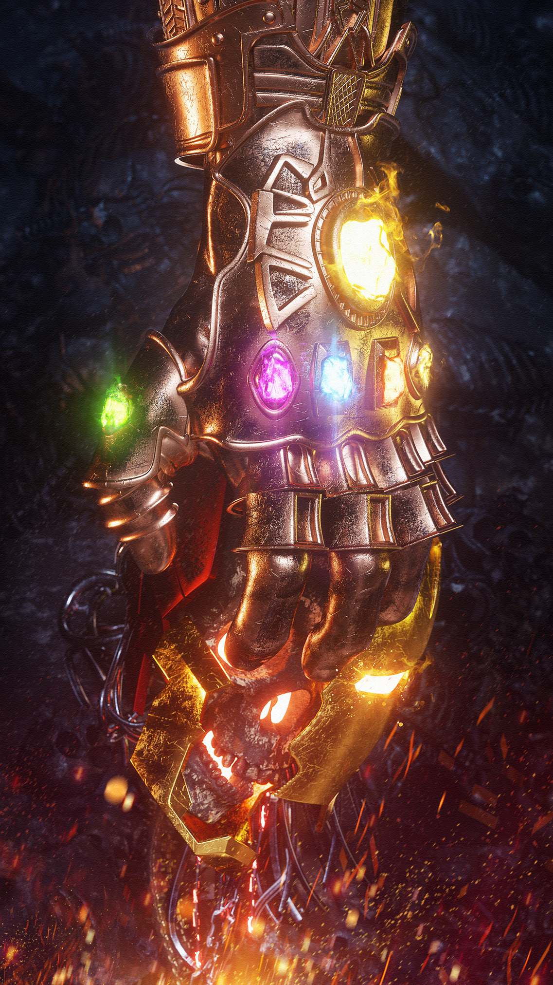 Thanos With Infinity Gauntlet Wallpapers