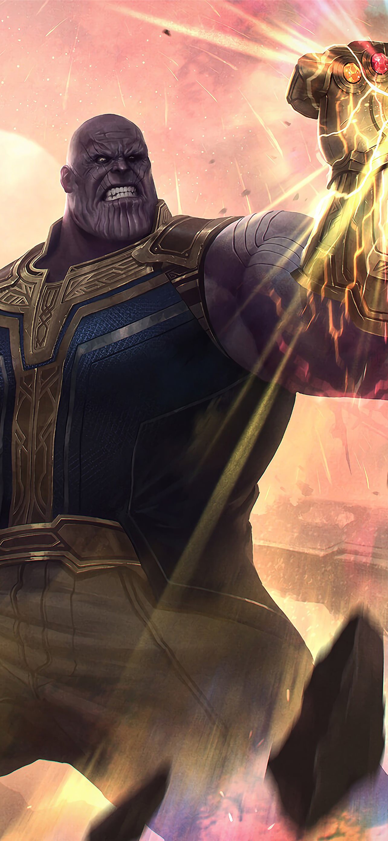 Thanos With Infinity Gauntlet Wallpapers