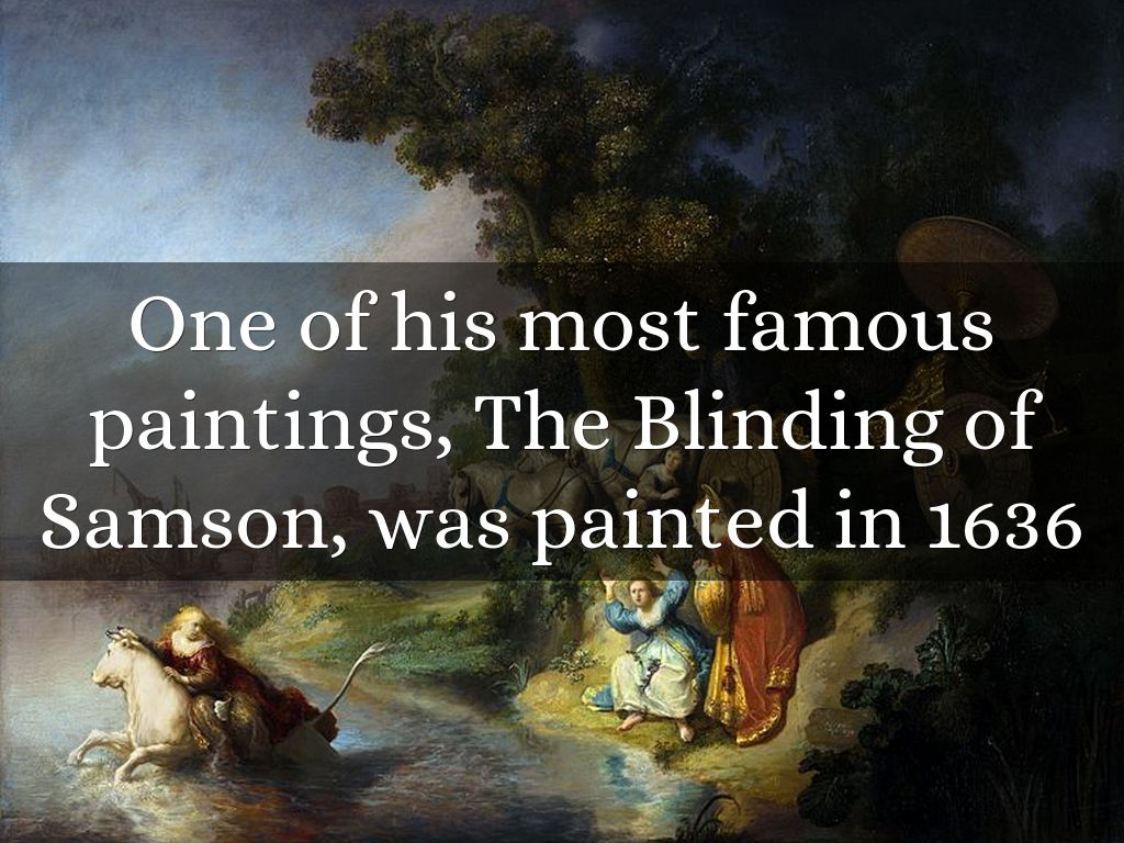 The Blinding Of Samson Wallpapers