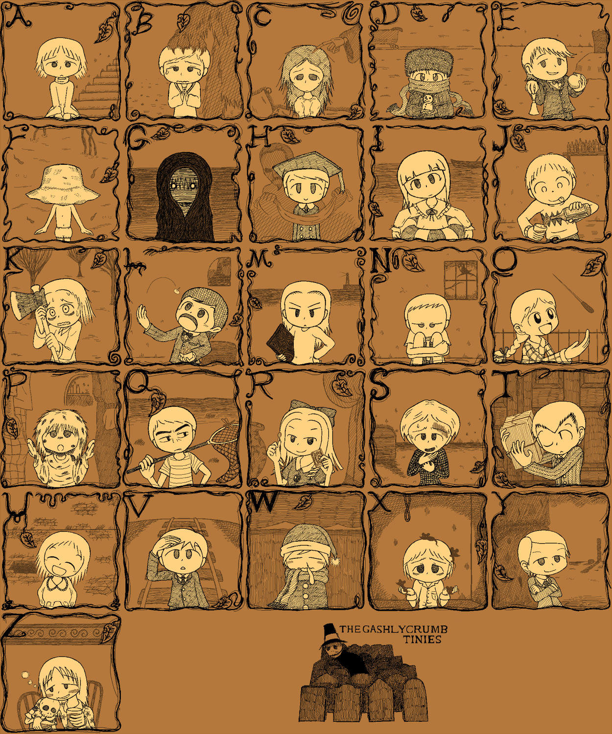 The Gashlycrumb Tinies Wallpapers