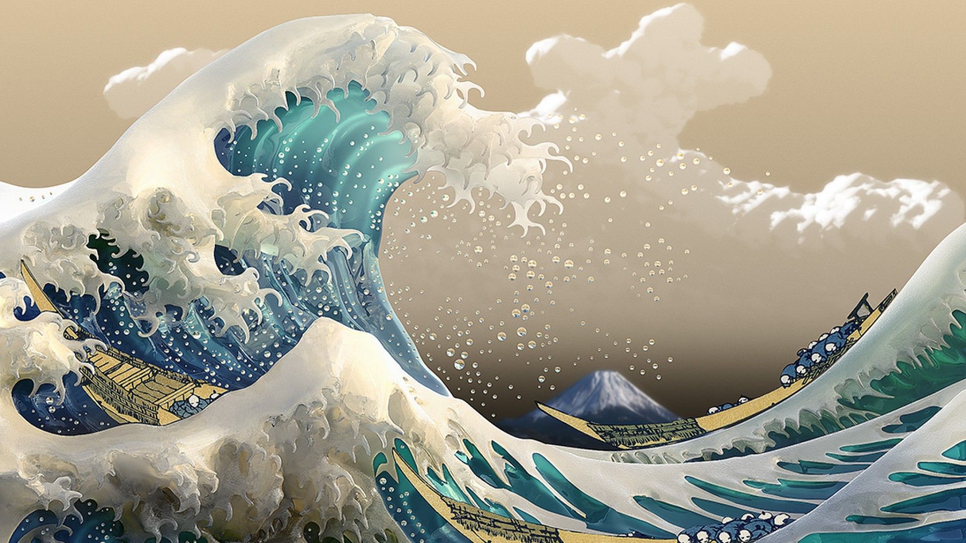 The Great Wave Off Kanagawa Wallpapers