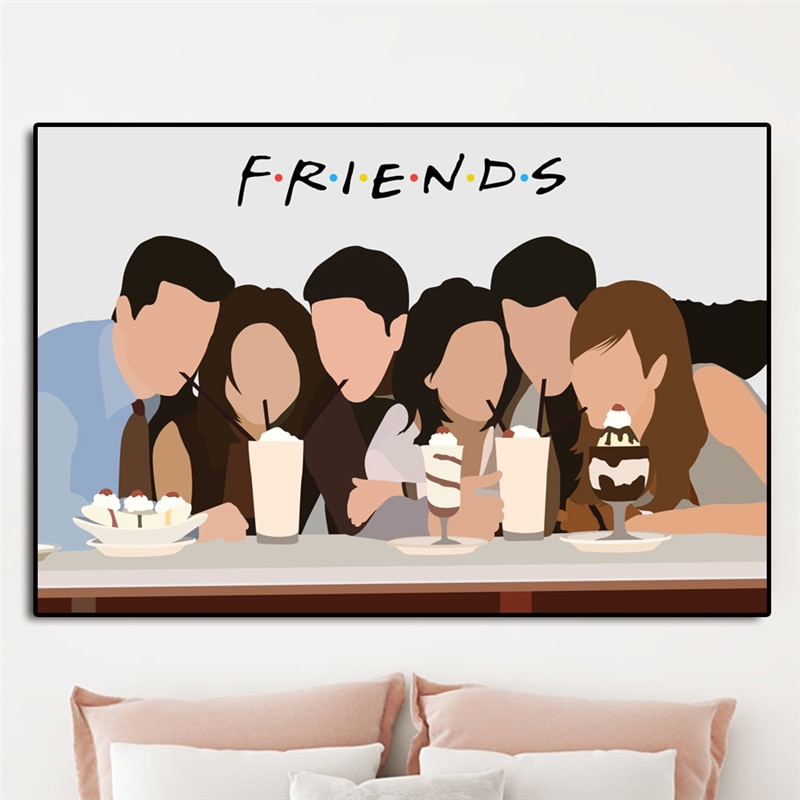 Three Friends Hd Painting Wallpapers