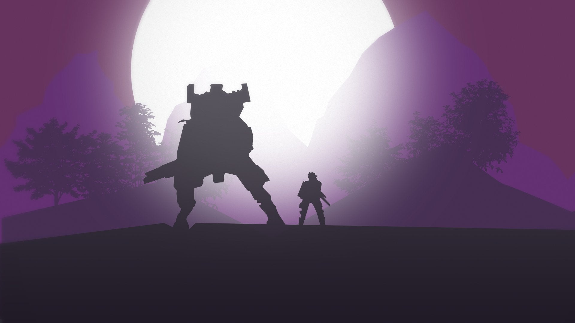 Titanfall 2 Outrun Minimal Art Wallpapers