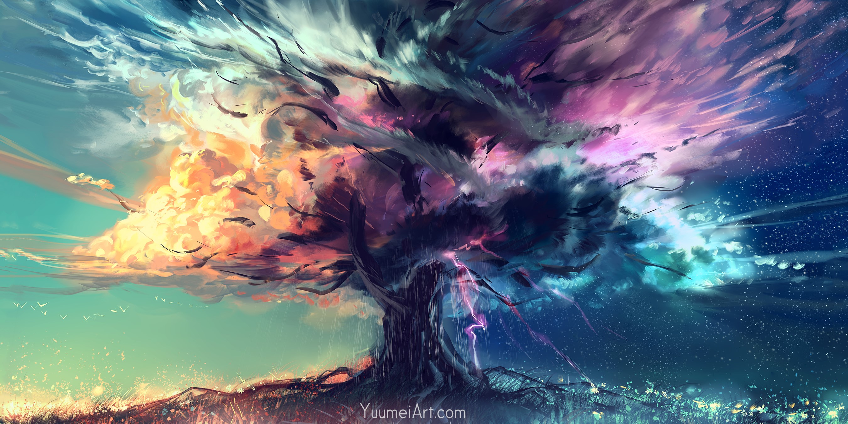 Trees Fantasy Art Wallpapers