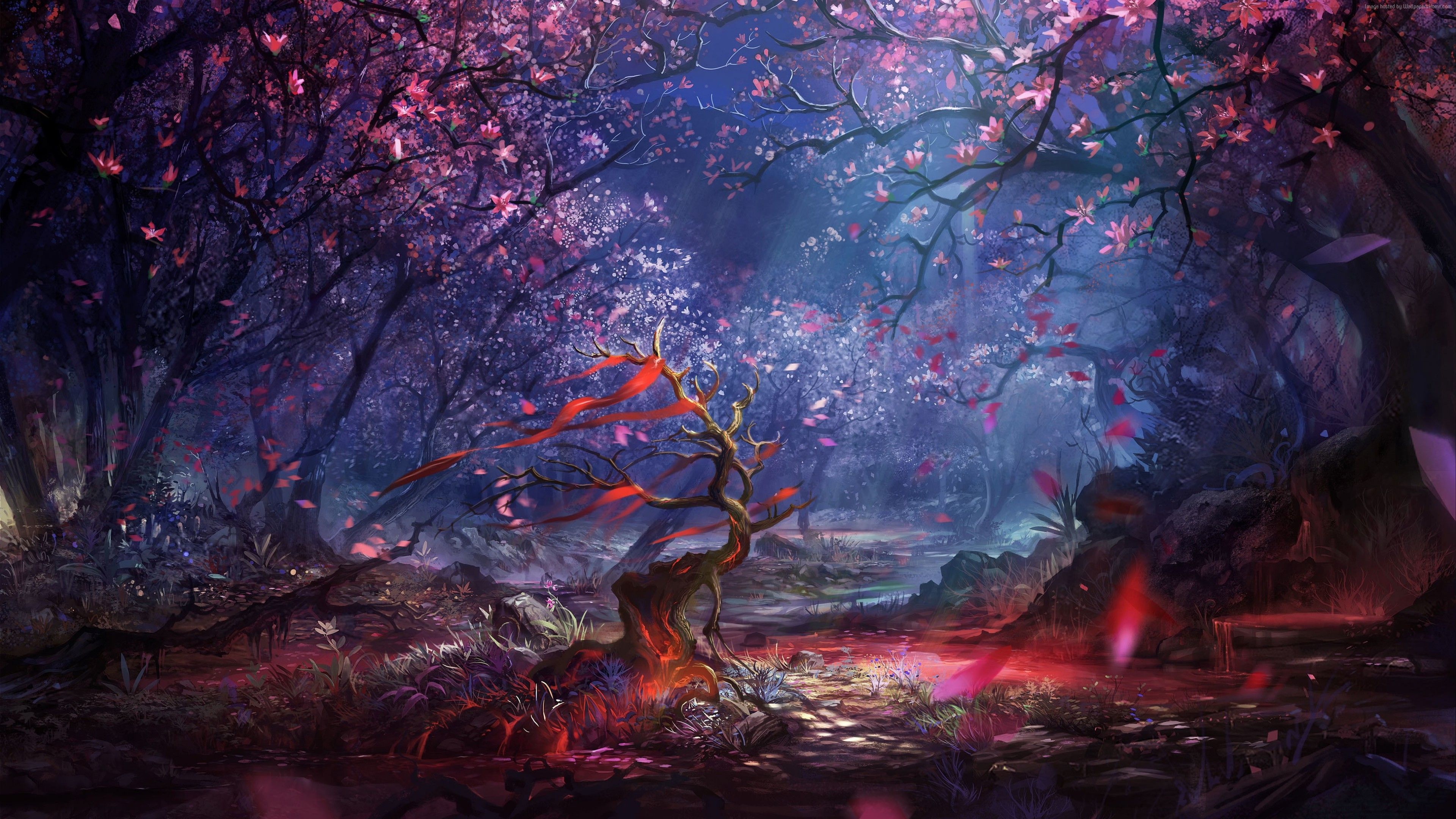 Trees Fantasy Art Wallpapers