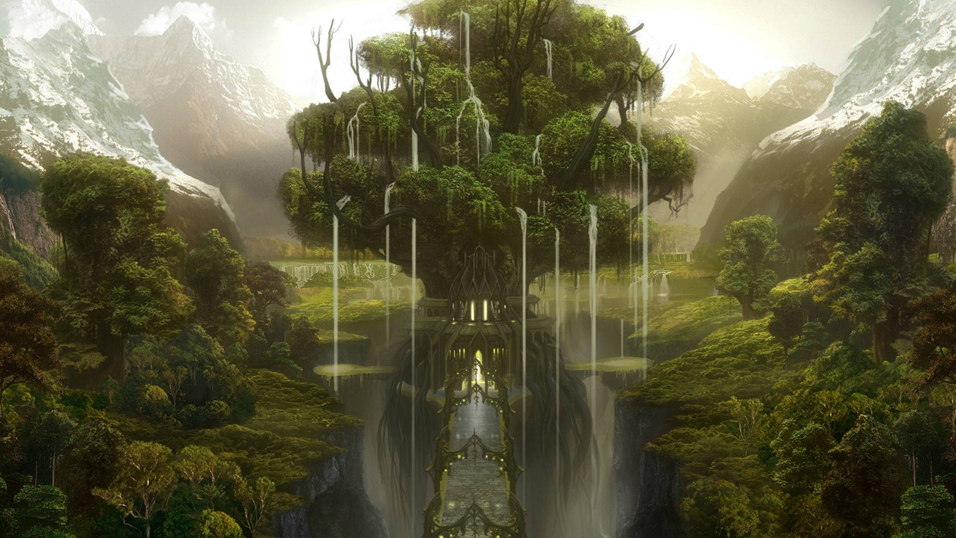 Trees Fantasy Art Wallpapers