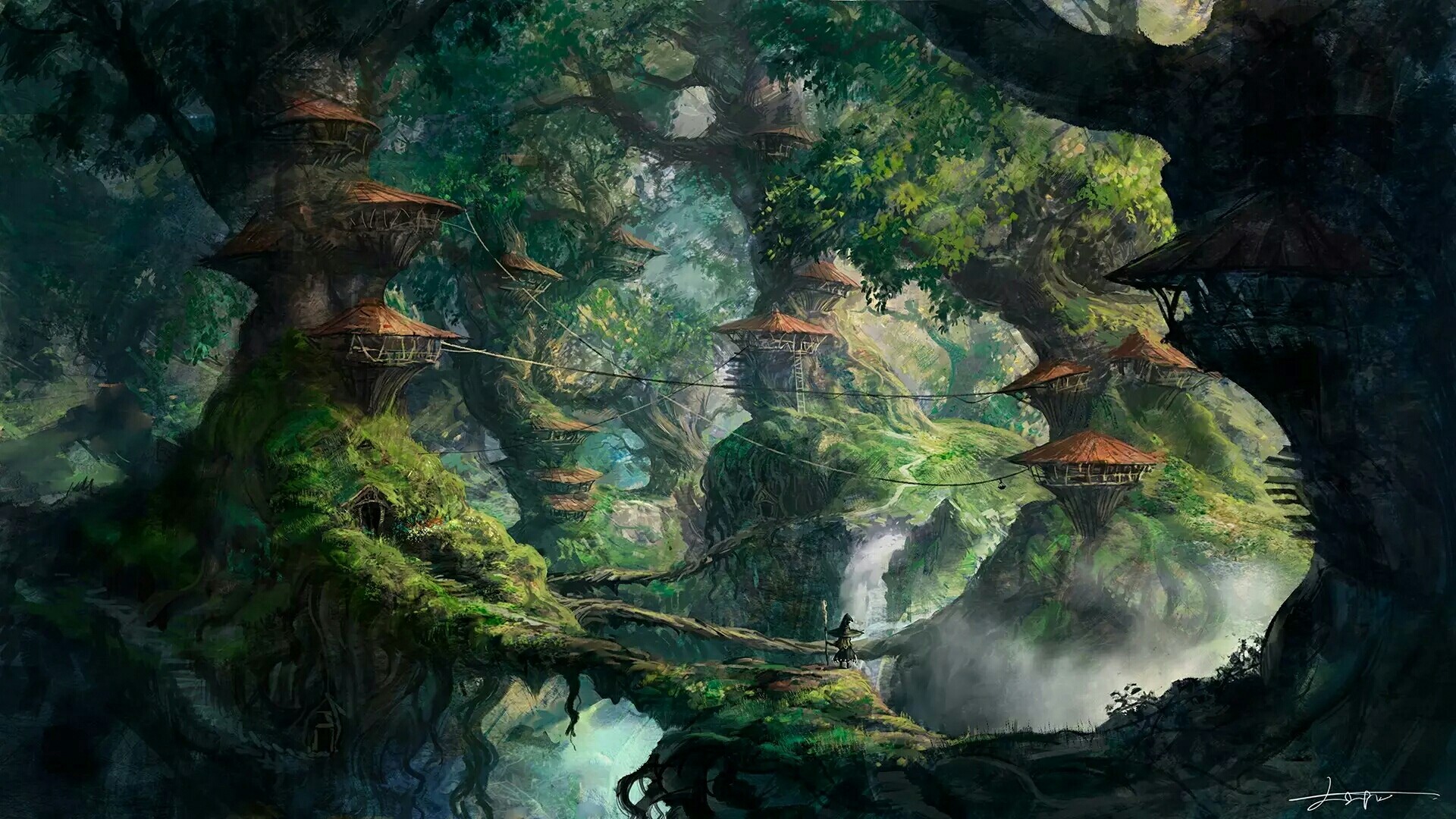 Trees Fantasy Art Wallpapers