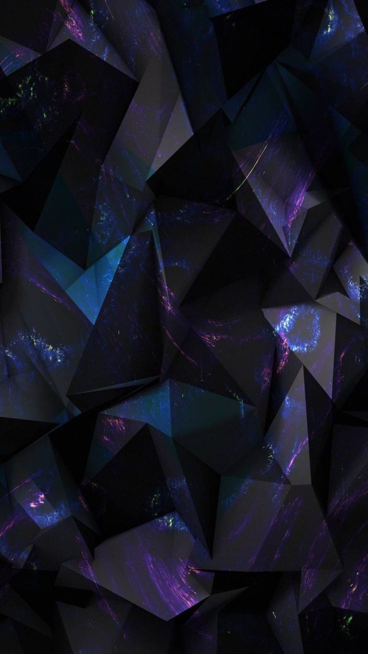 Triangle Geometric Blue Amoled Art 5K Wallpapers