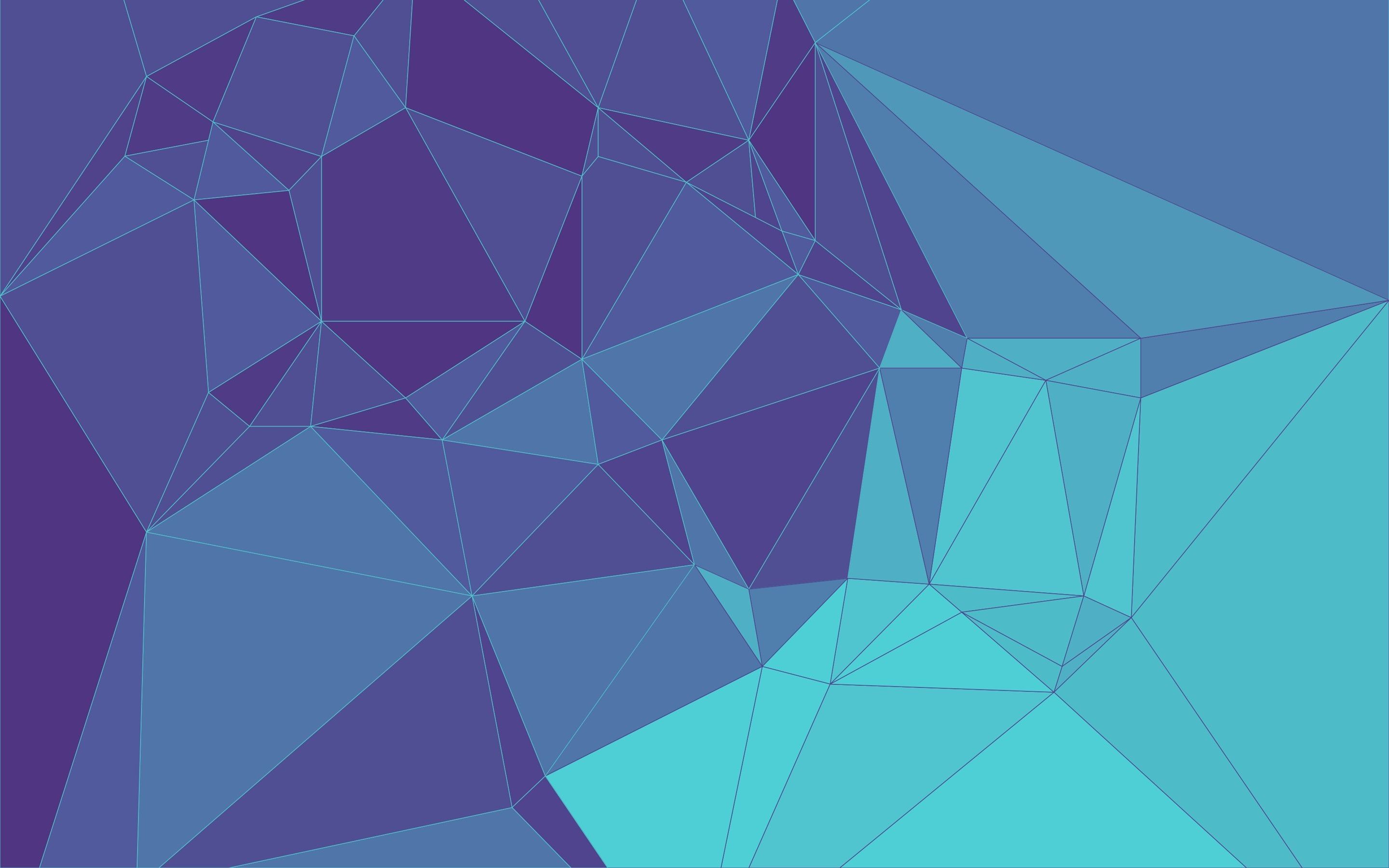 Triangle Geometric Blue Amoled Art 5K Wallpapers