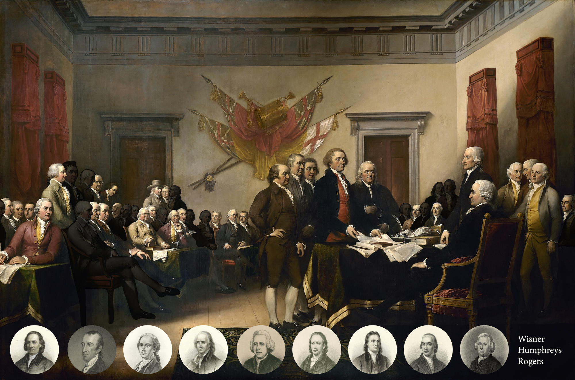 Trumbull'S Declaration Of Independence Wallpapers