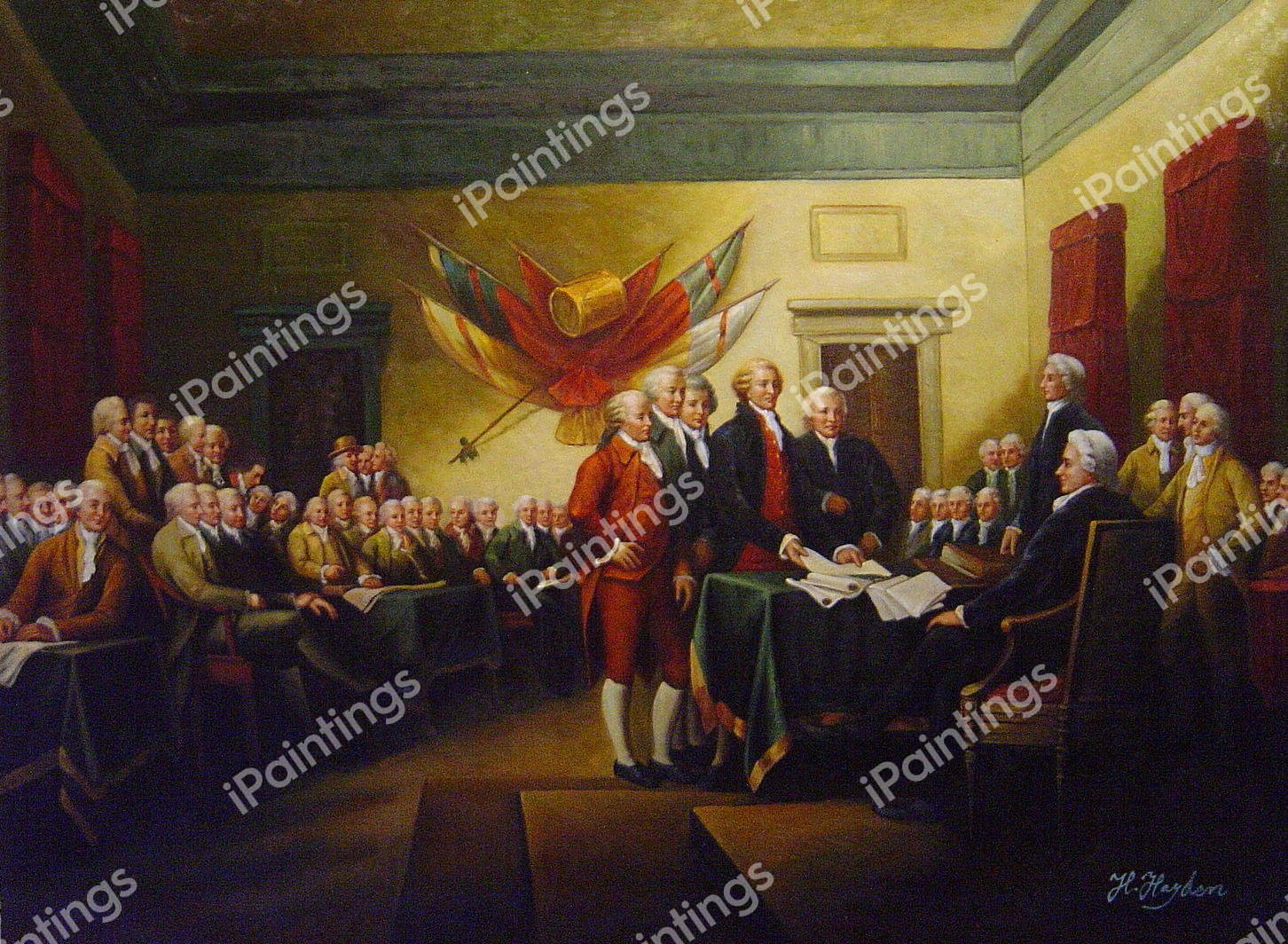 Trumbull'S Declaration Of Independence Wallpapers