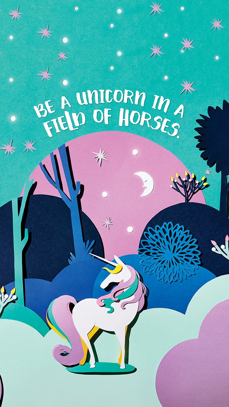 Unicorn In Field Wallpapers