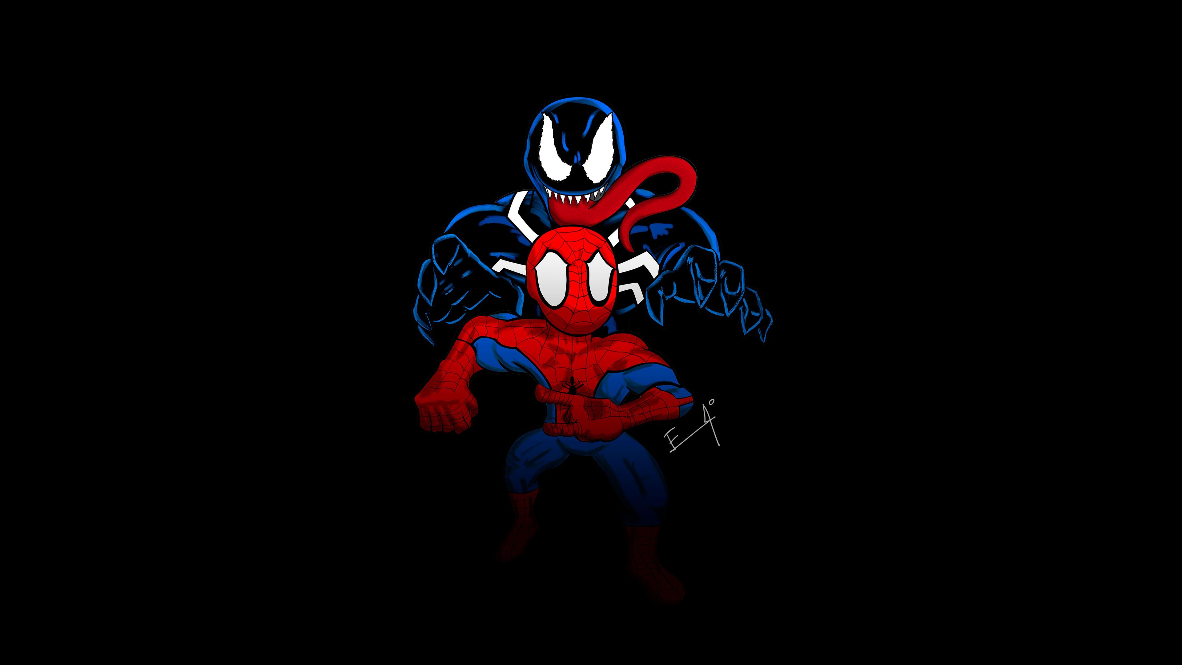 Venom Vs Spider Man Art Wallpapers