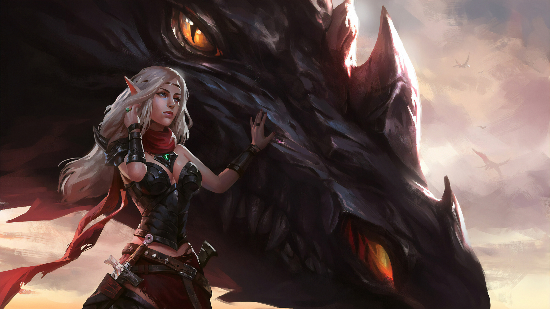 Warrior Vs Dragon Wallpapers