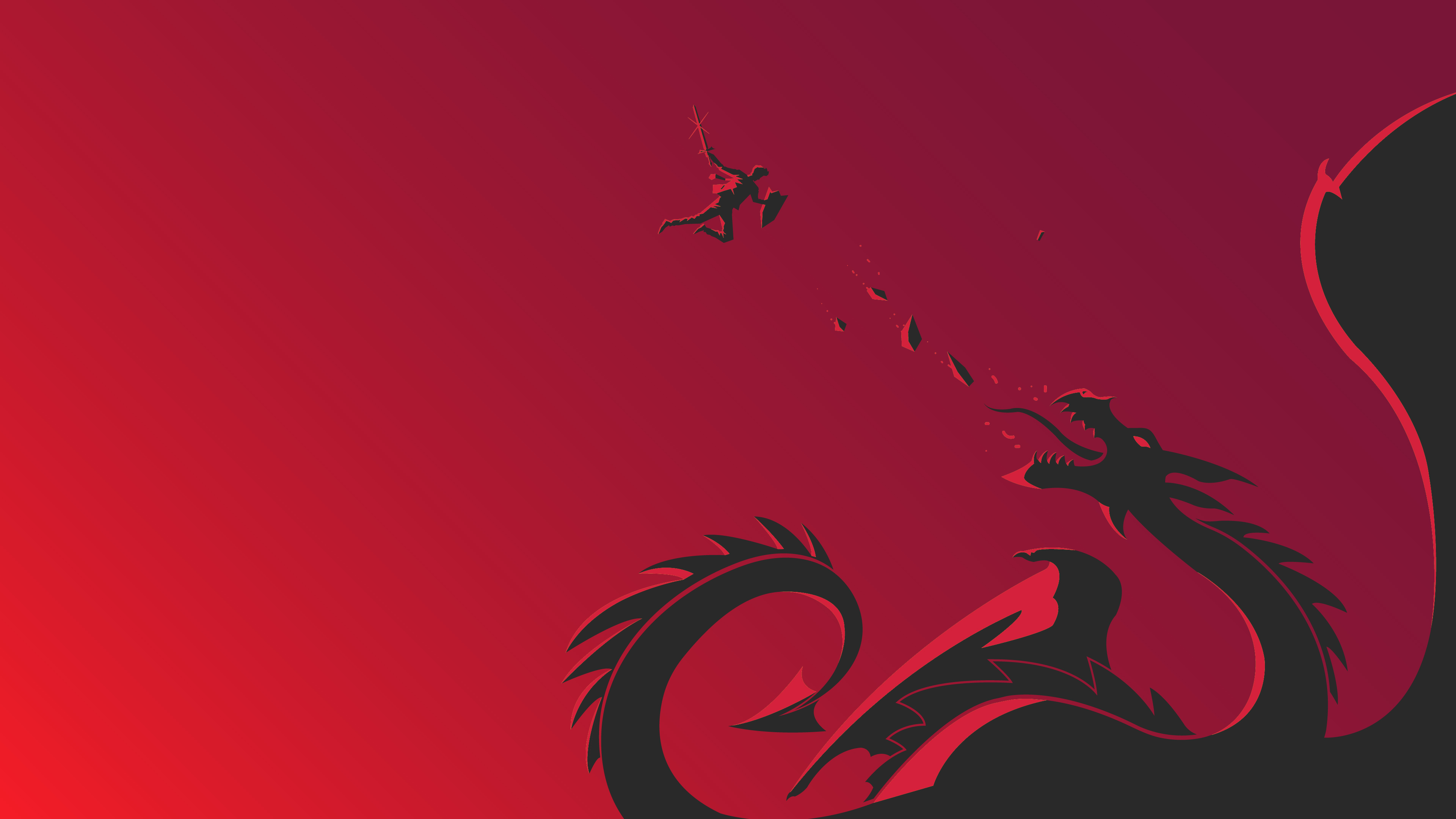 Warrior Vs Dragon Wallpapers