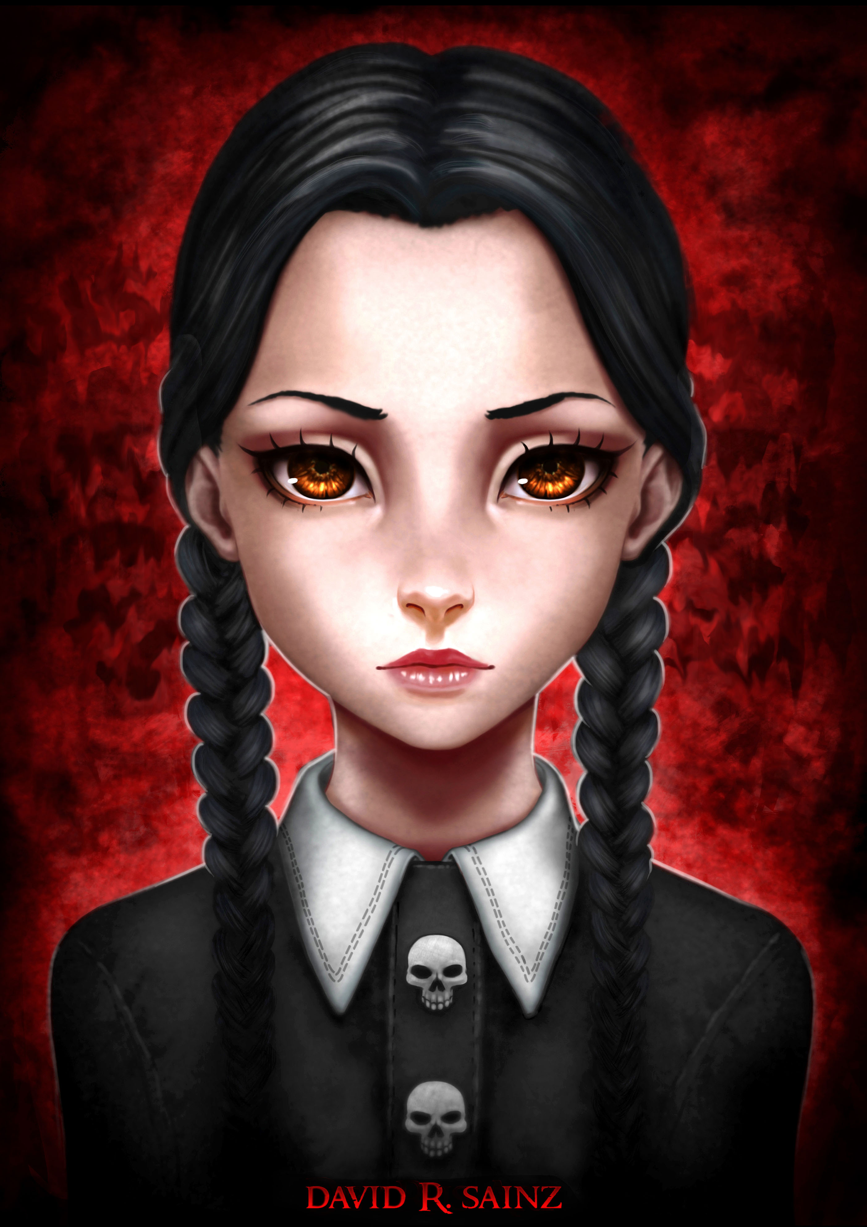 Wednesday Addams Artwork Wallpapers