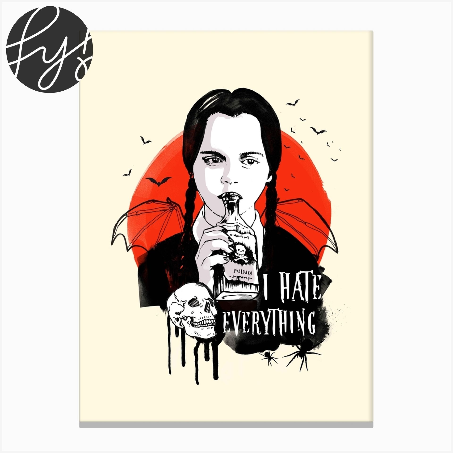 Wednesday Addams Artwork Wallpapers