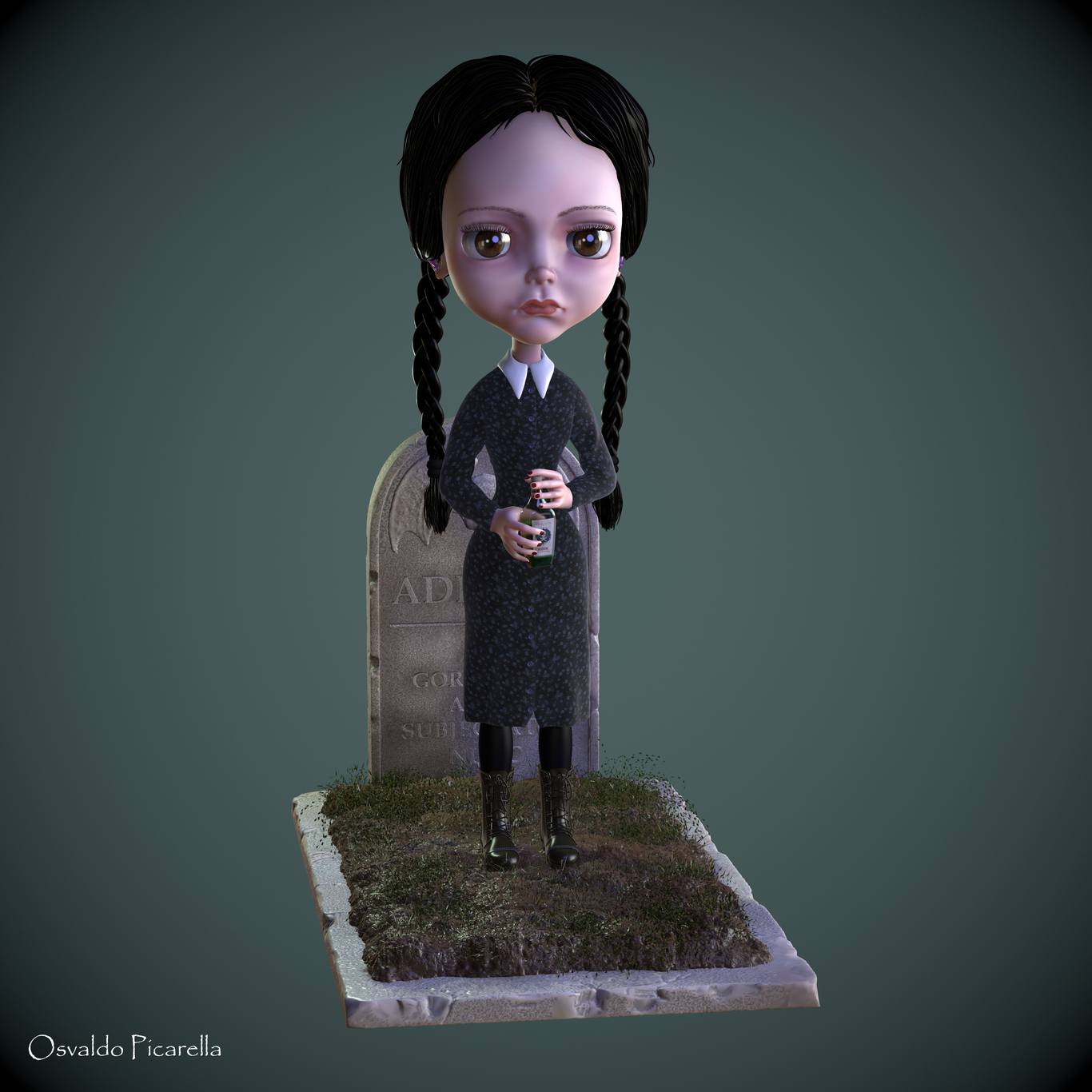 Wednesday Addams Artwork Wallpapers