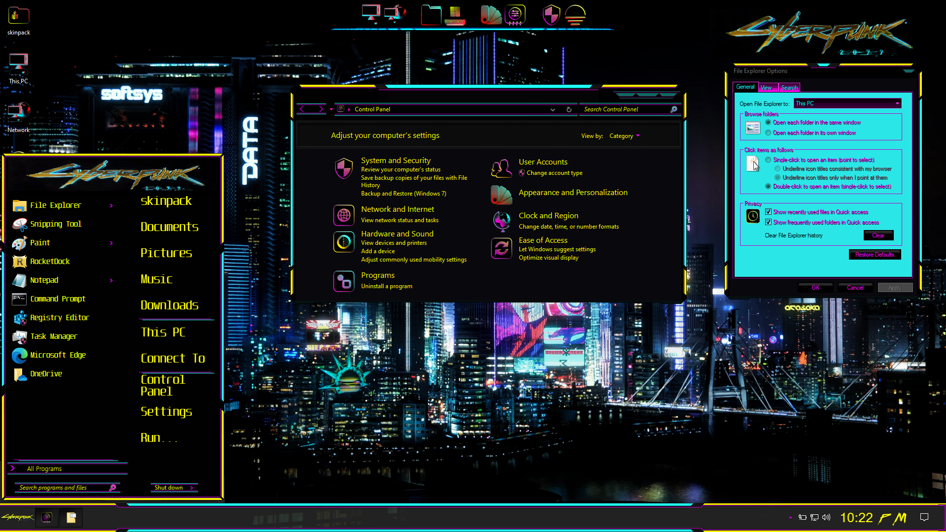 Windows 10 X Cyberpunk 2077 Wallpapers