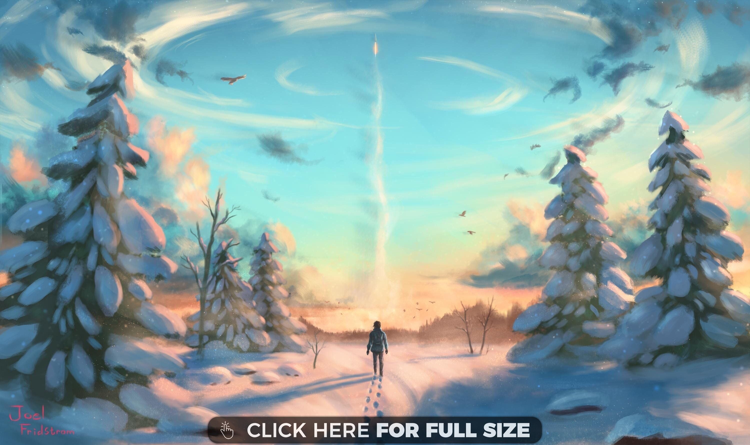 Winter City Digital Art Wallpapers