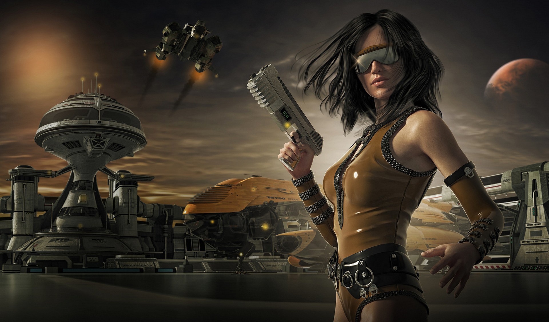 Women Warrior Sci-Fi Wallpapers