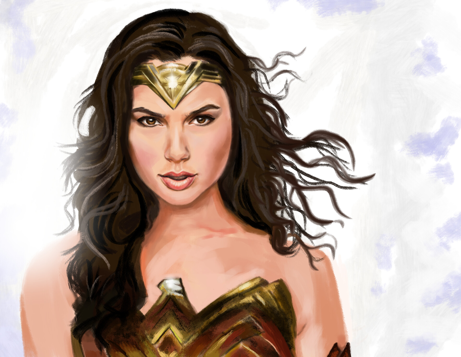 Wonder Woman Paint Art Wallpapers